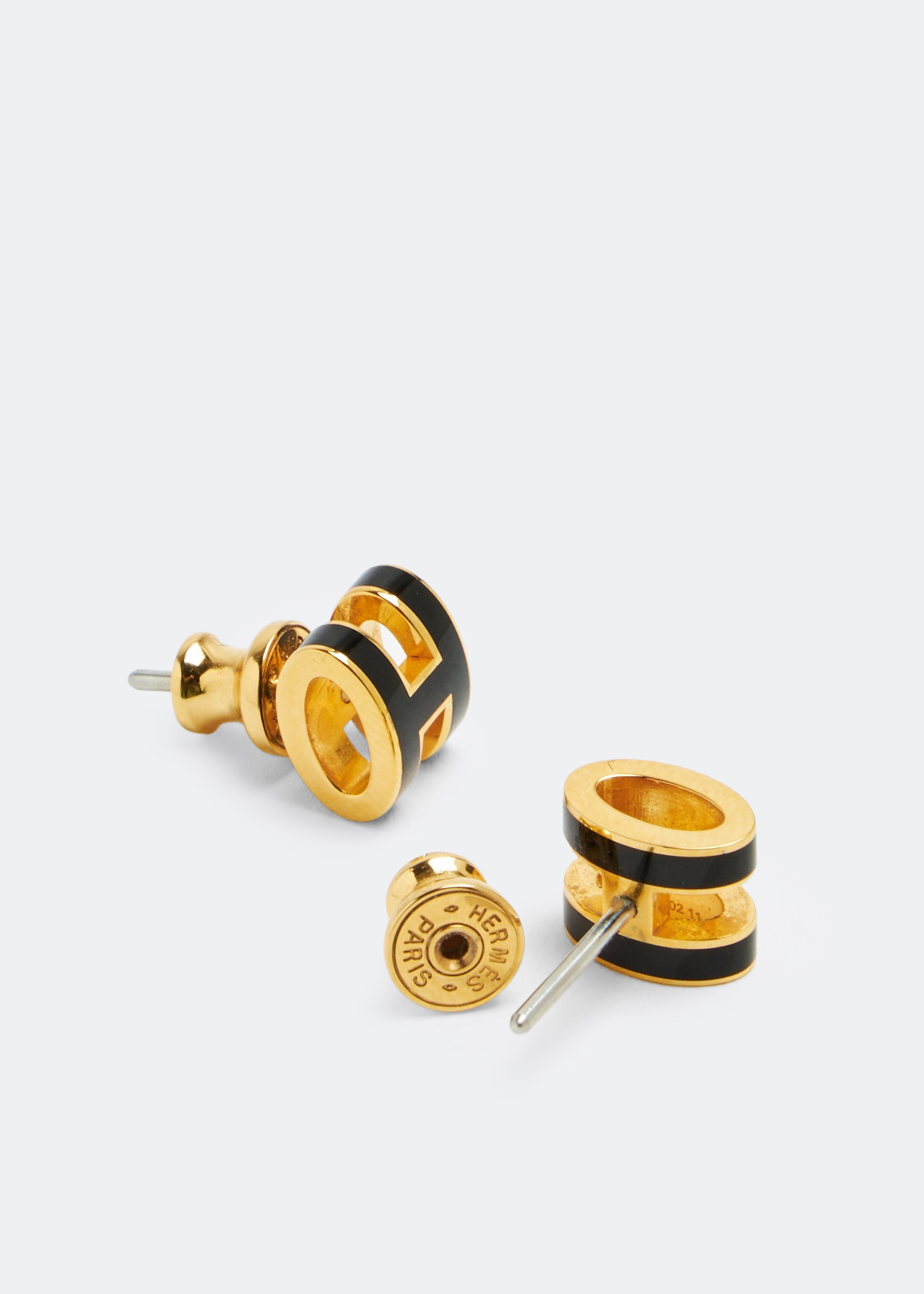 

Pop H earrings, Gold