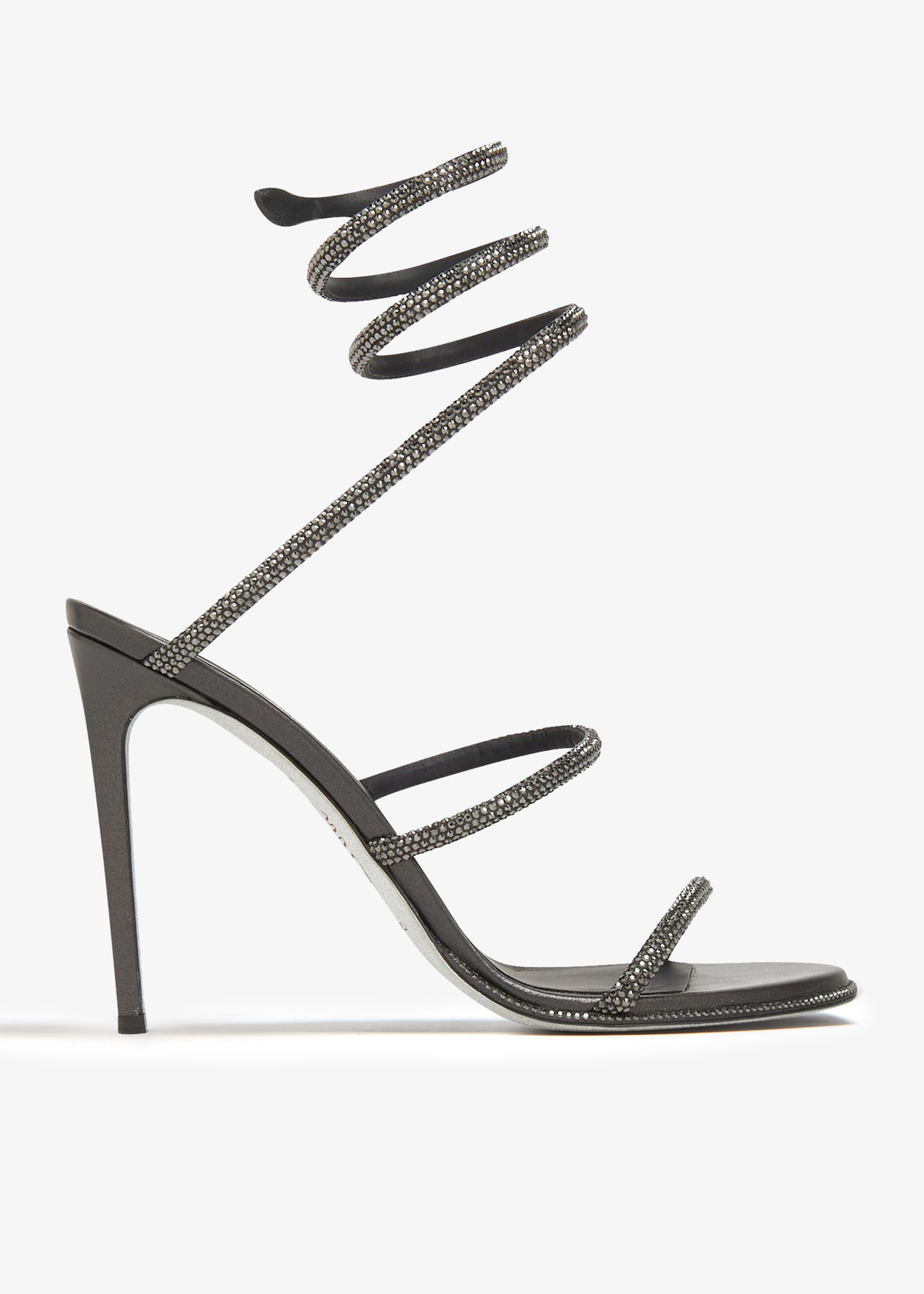 

Cleo crystal-embellished sandal, Grey