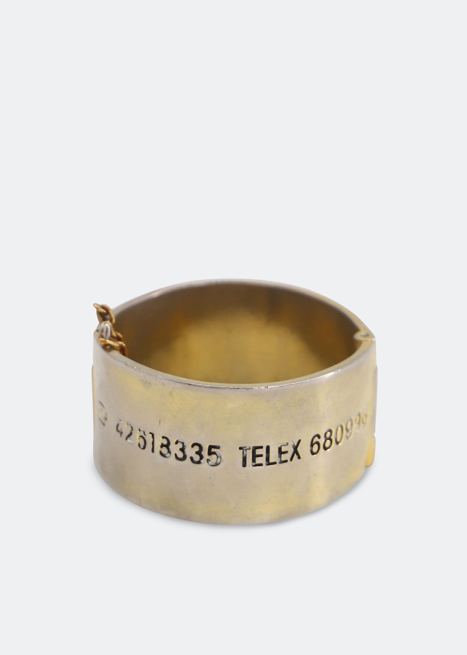 

Vintage Rue Cambon Gilded cuff bracelet, Gold