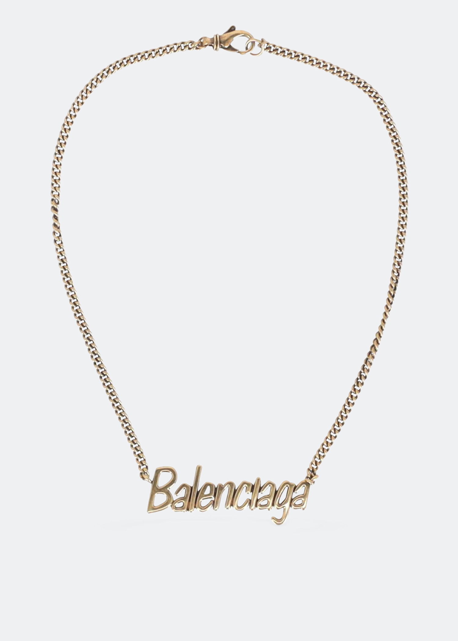 

Typo necklace, Gold