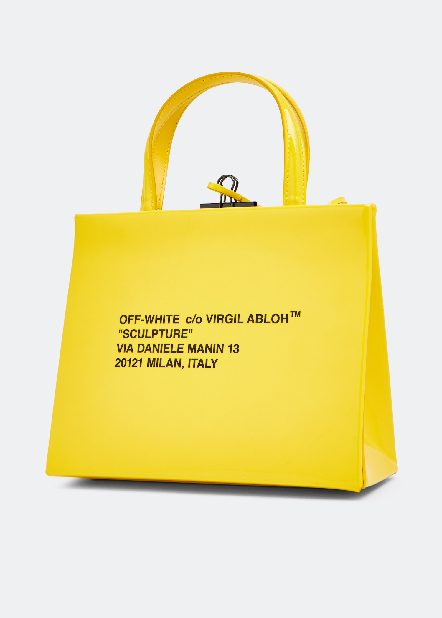 

Mini box bag, Yellow