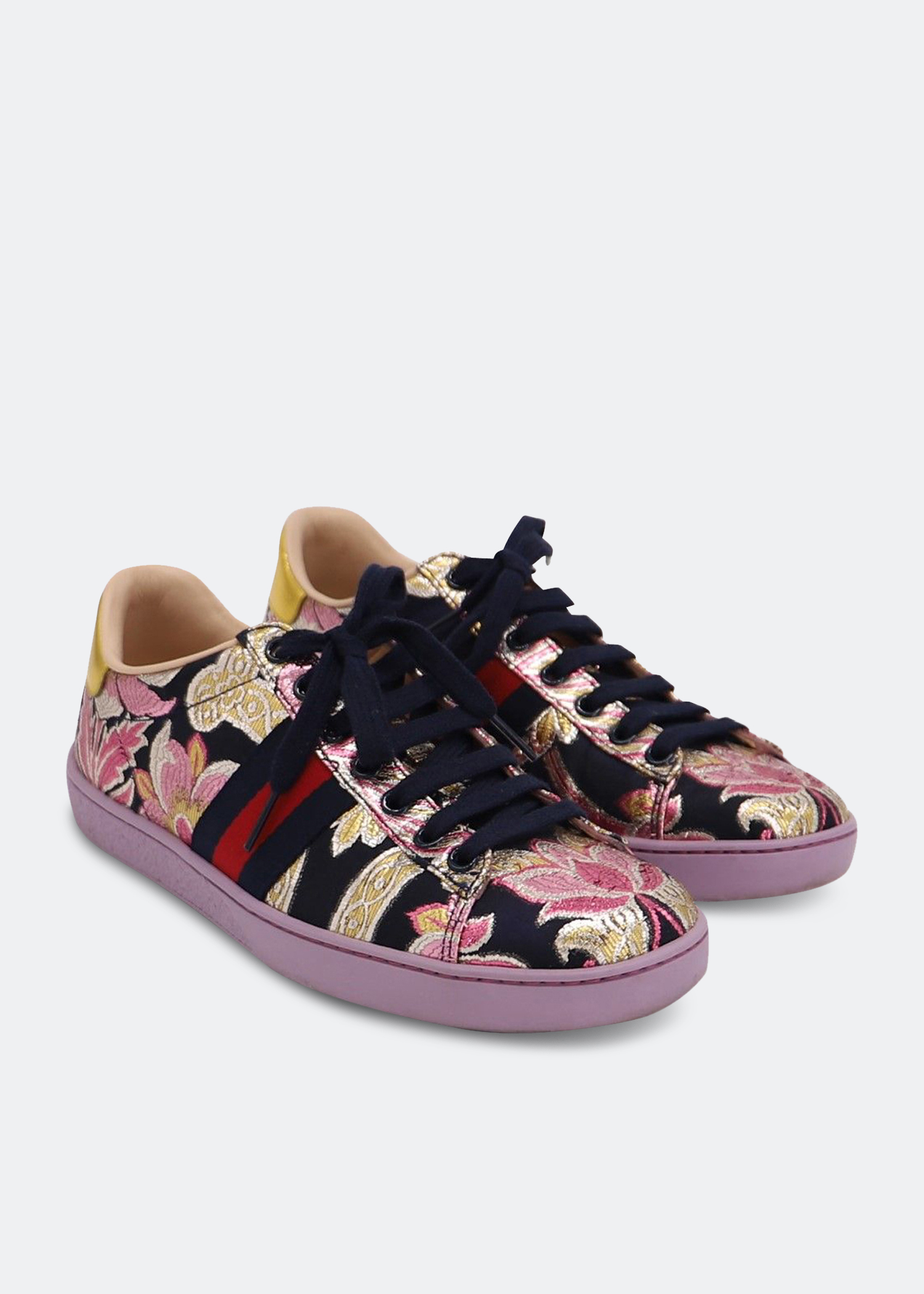 

Ace Metallic Brocade sneakers, Multicolored