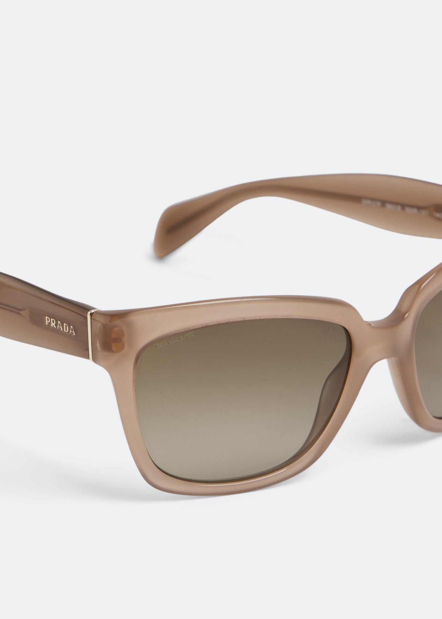 

Cat-eye gradient sunglasses, Beige