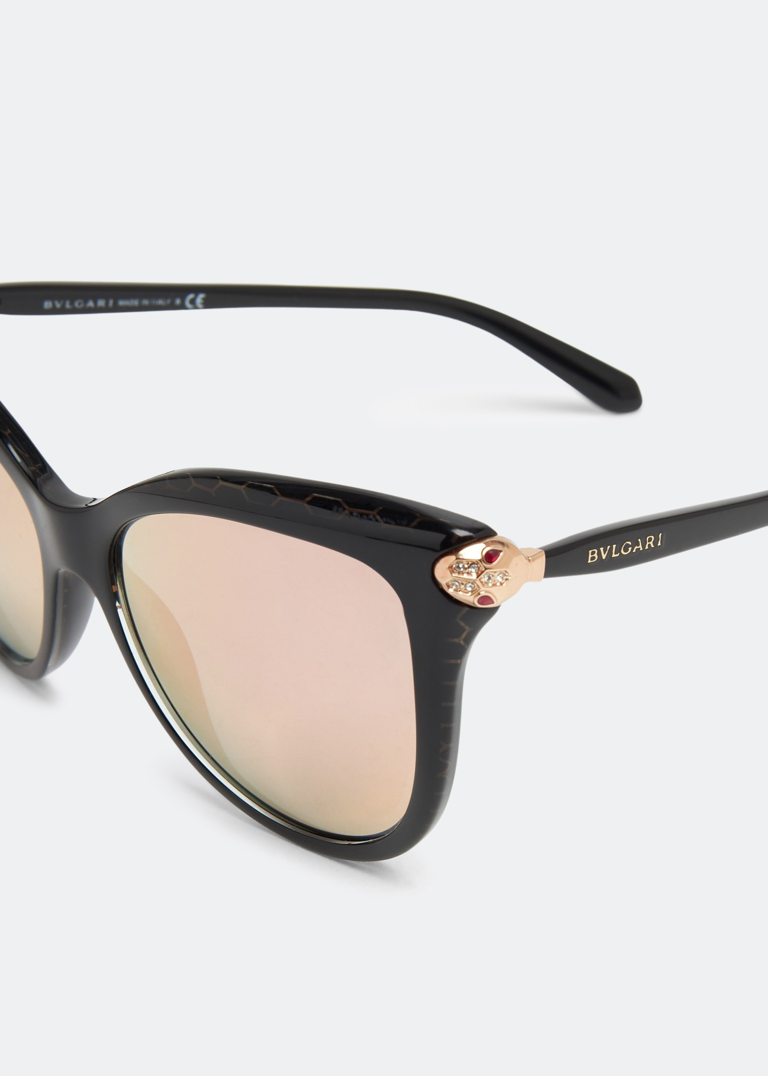 

BV8207B embellished square sunglasses, Black