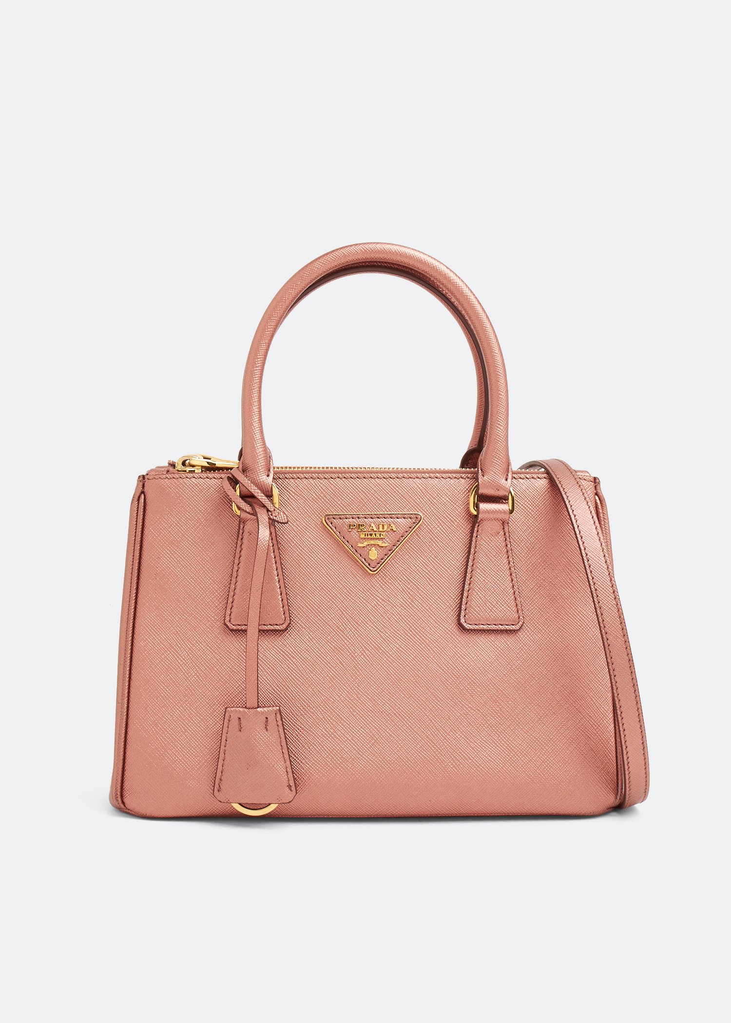 

Galleria small leather bag, Pink