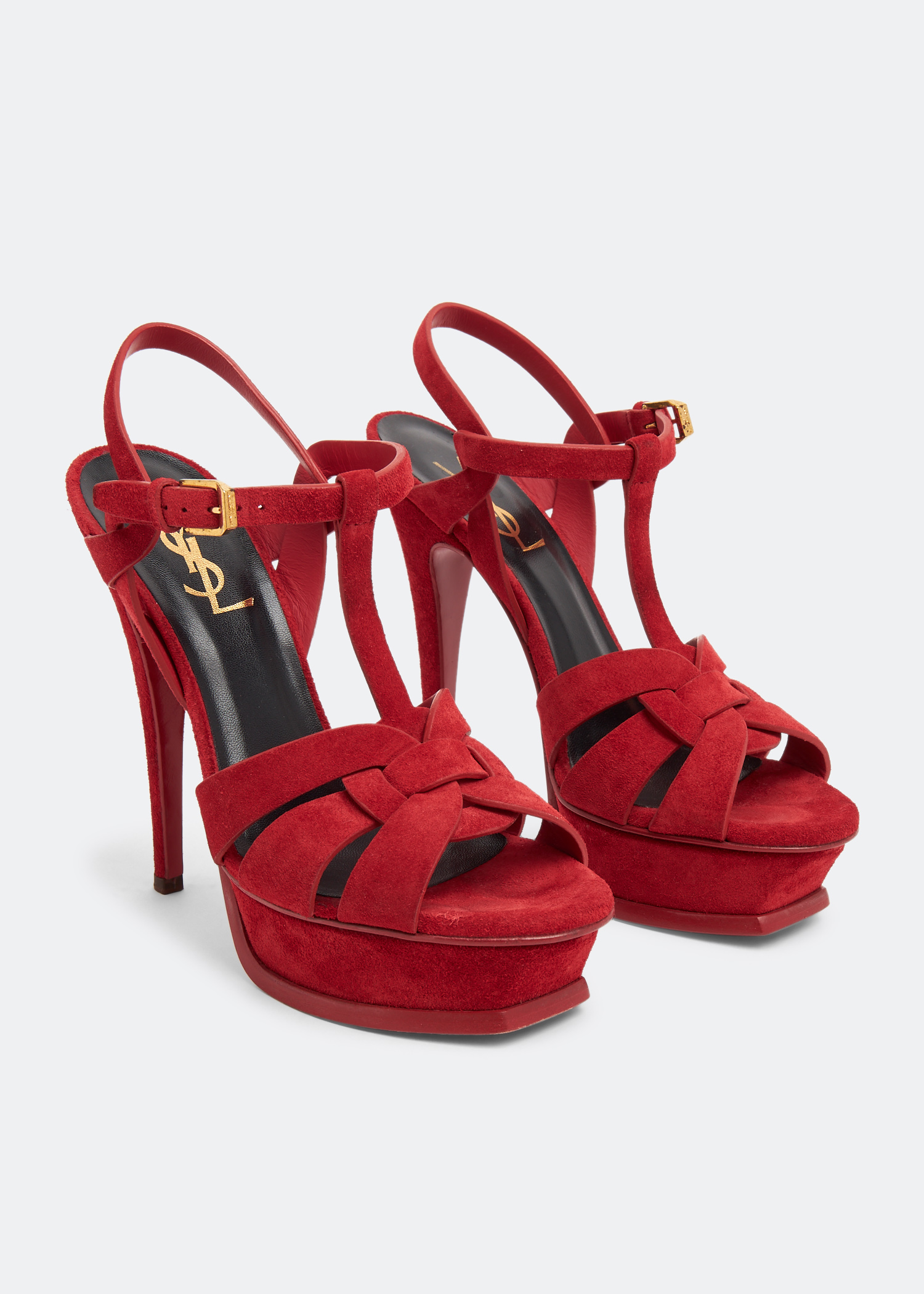 

Tribute platform sandals, Red