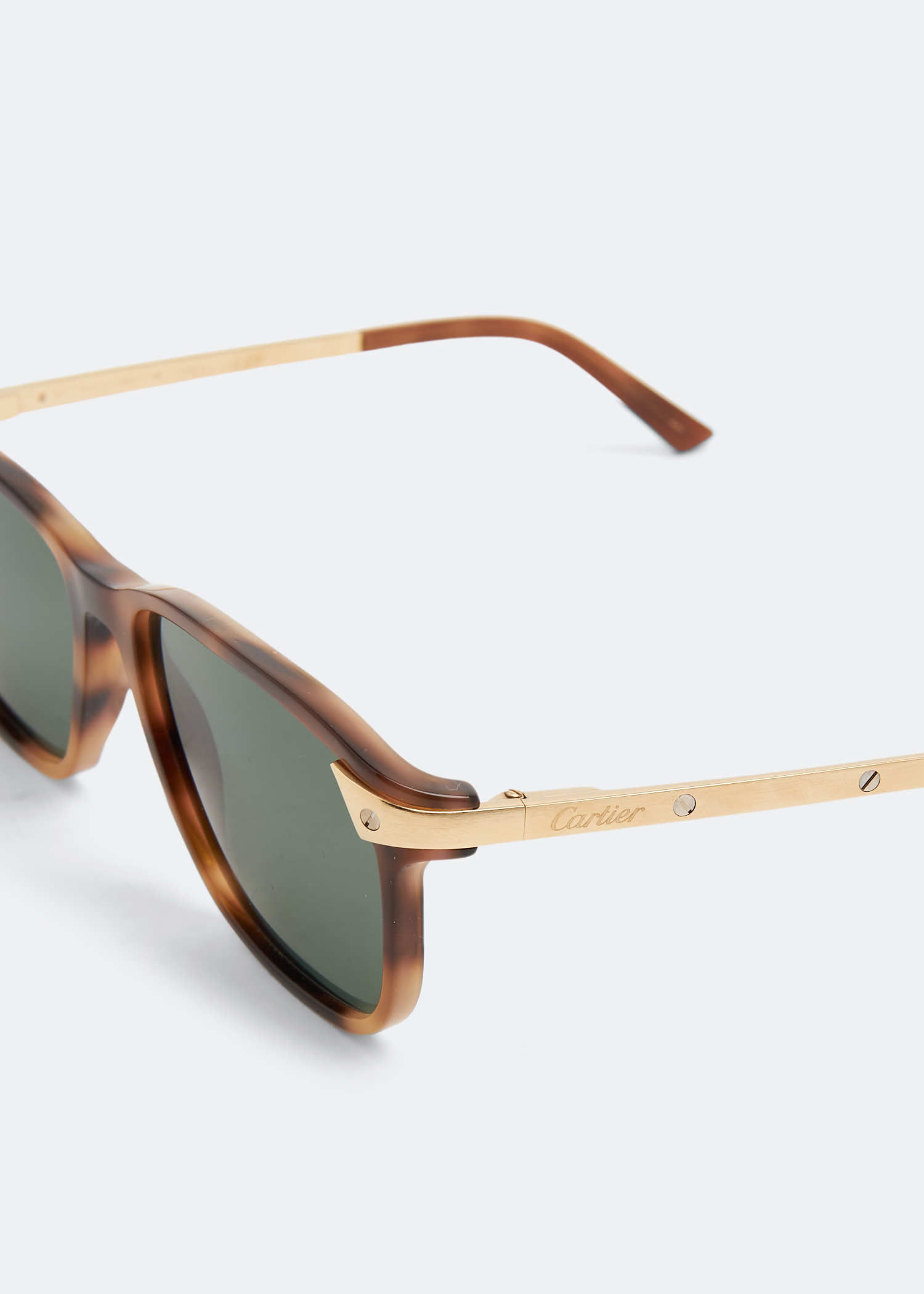 

Square sunglasses, Brown