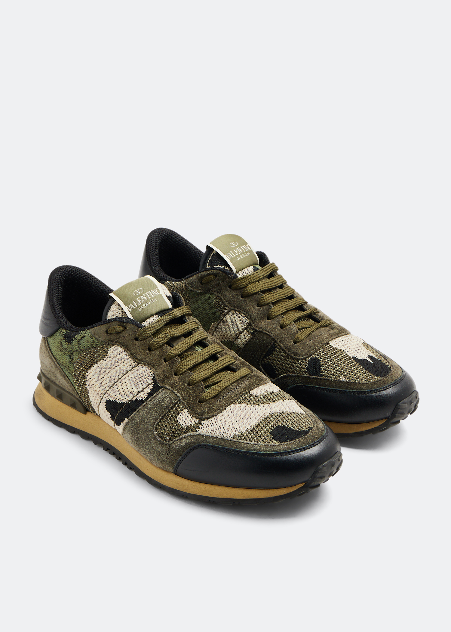 

Camouflage Rockrunner Sneakers, Green