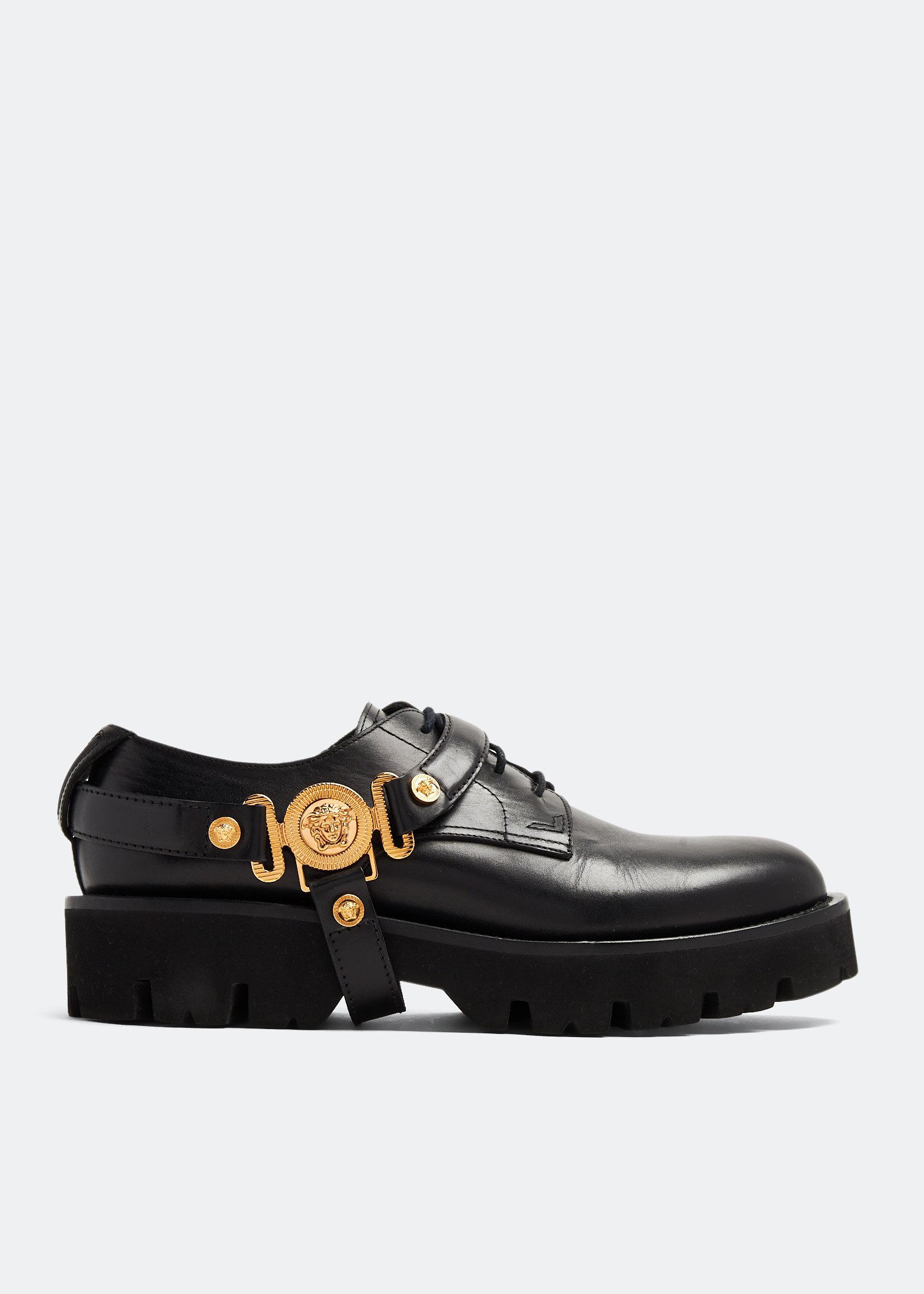 

Biggie Medusa Derby shoes, Black