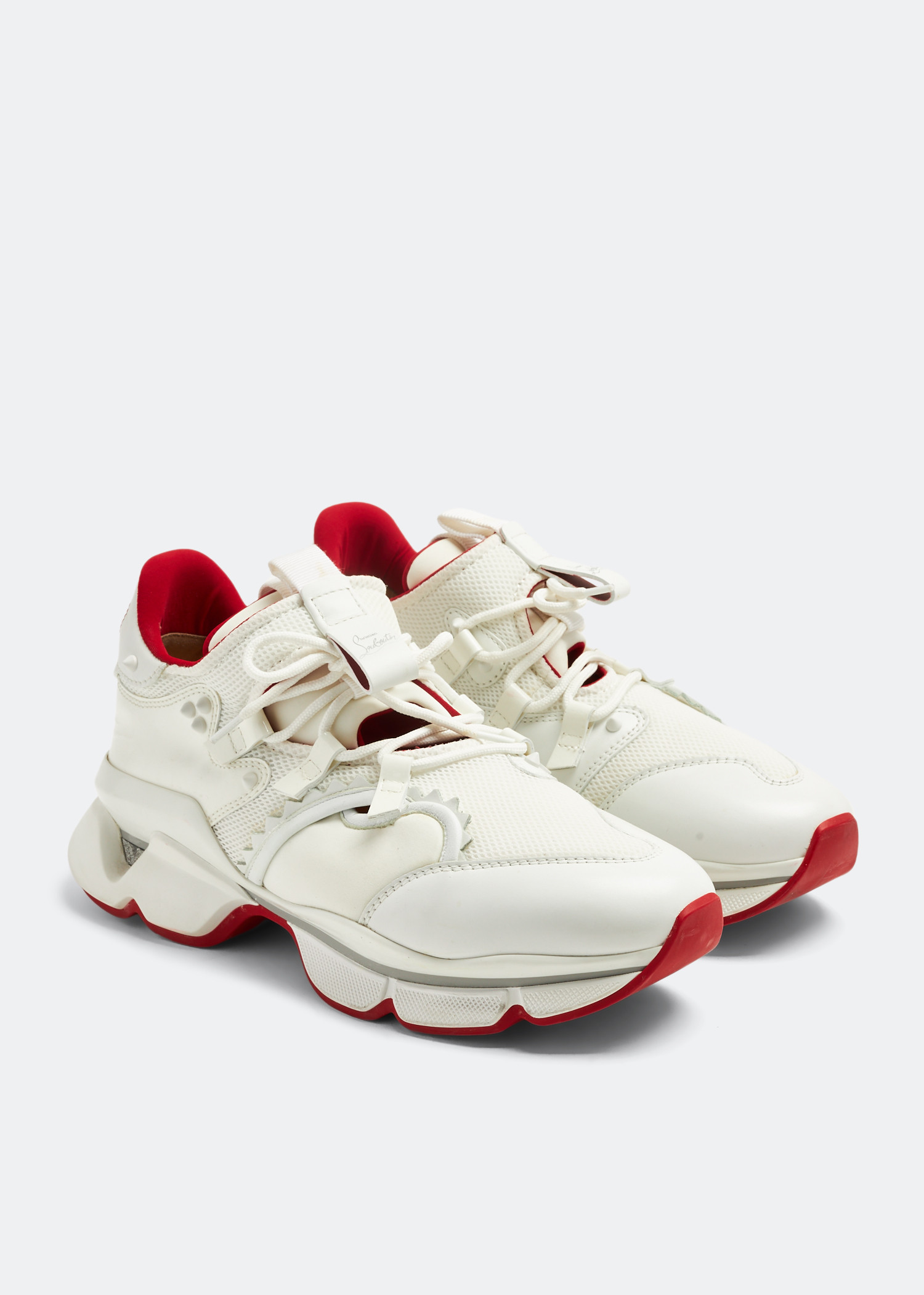 

Red Runner sneakers, White