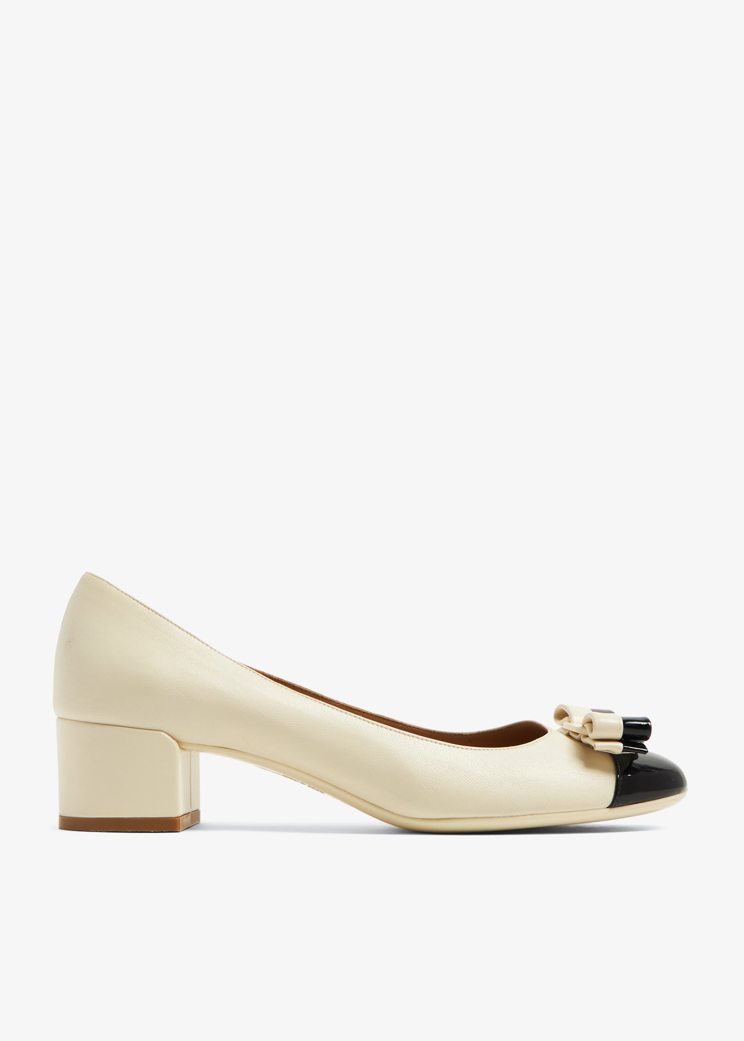 

Colourblock pumps, White