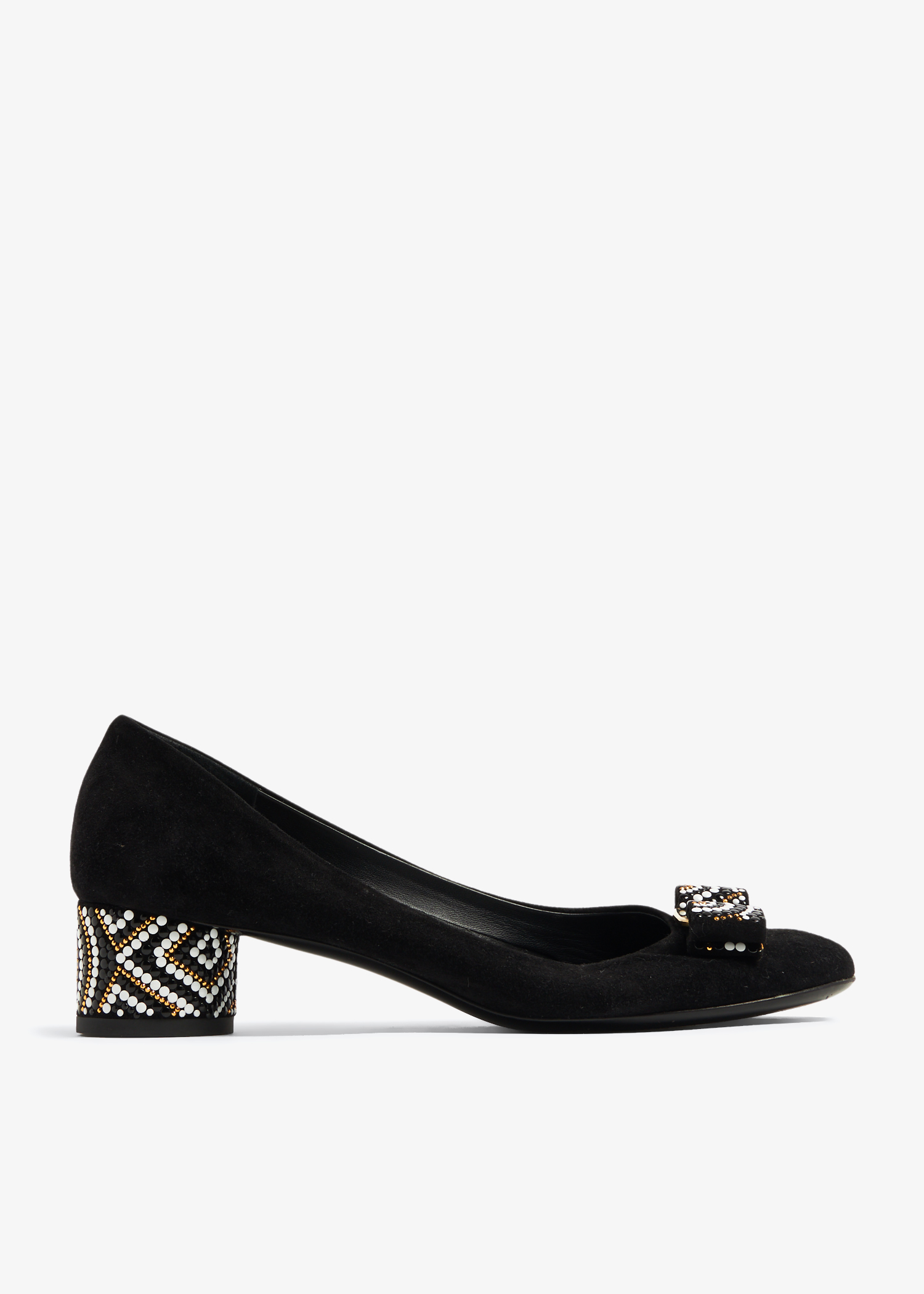 

Eva Mosaic pumps, Black