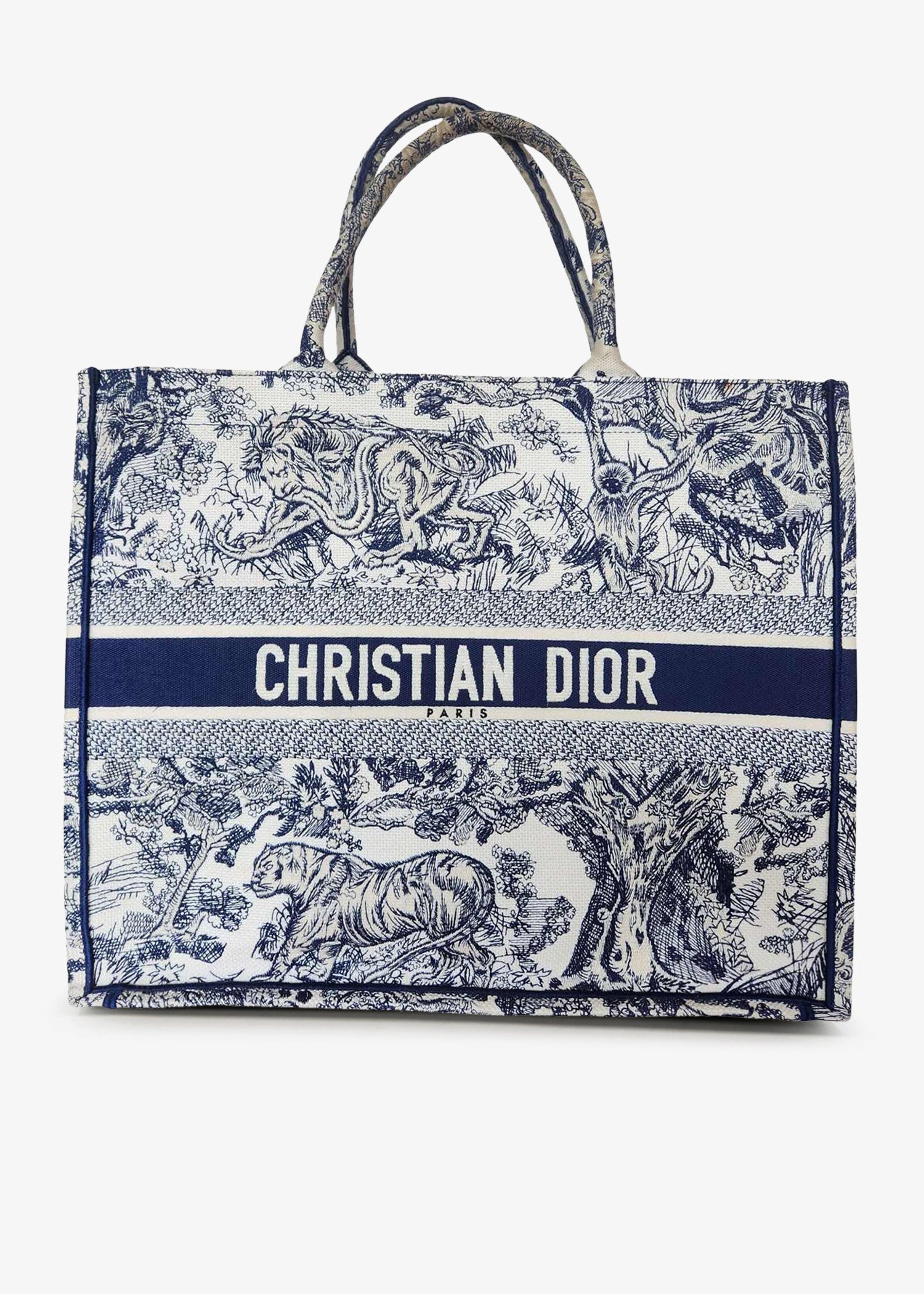 

Small Book tote bag, Blue