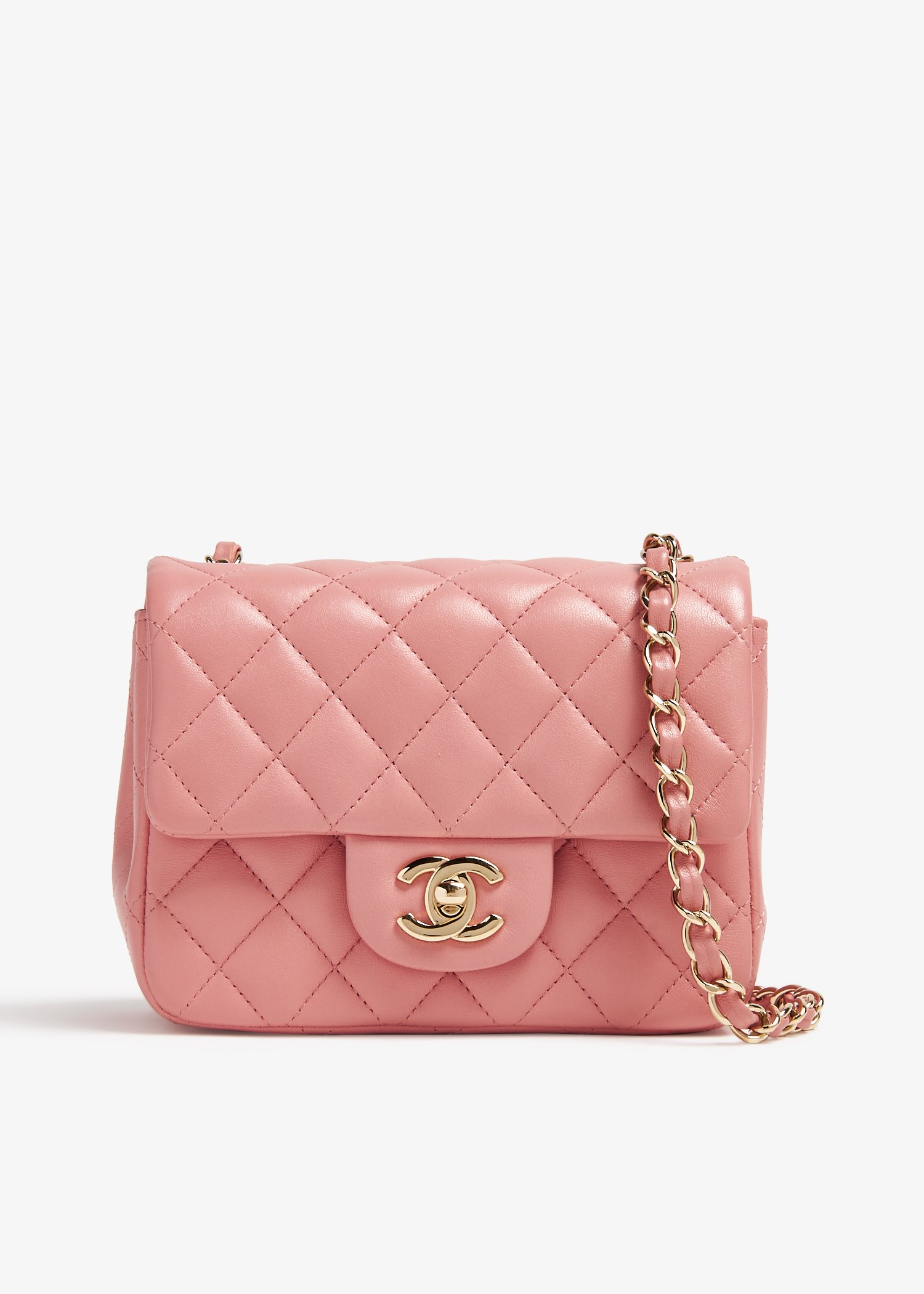 

Square Mini Flap bag, Pink