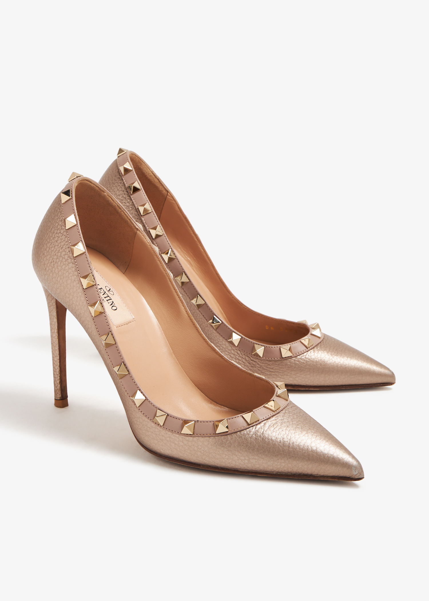 

Rockstud pumps, Metallic