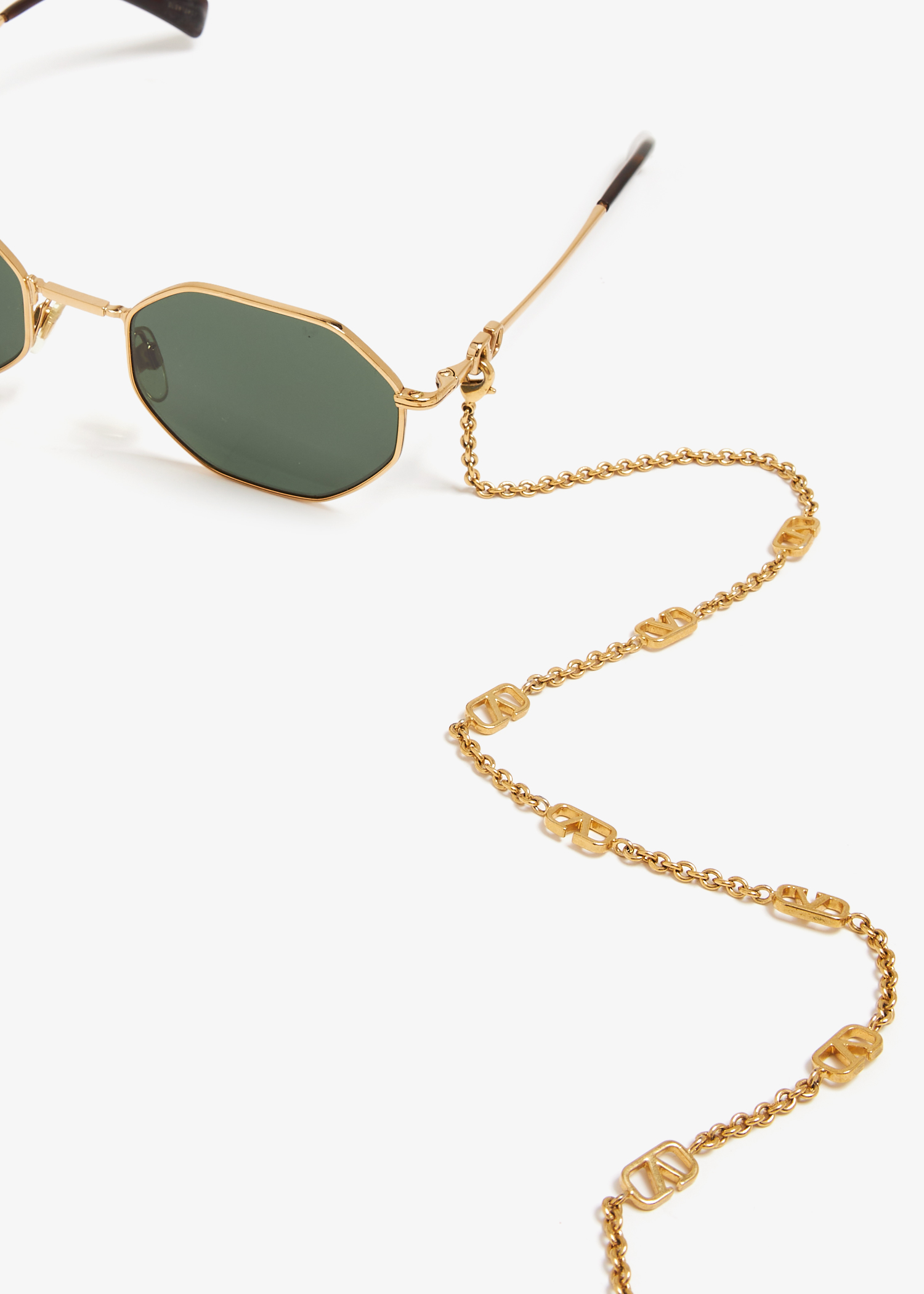 

Octagonal sunglasses, Gold