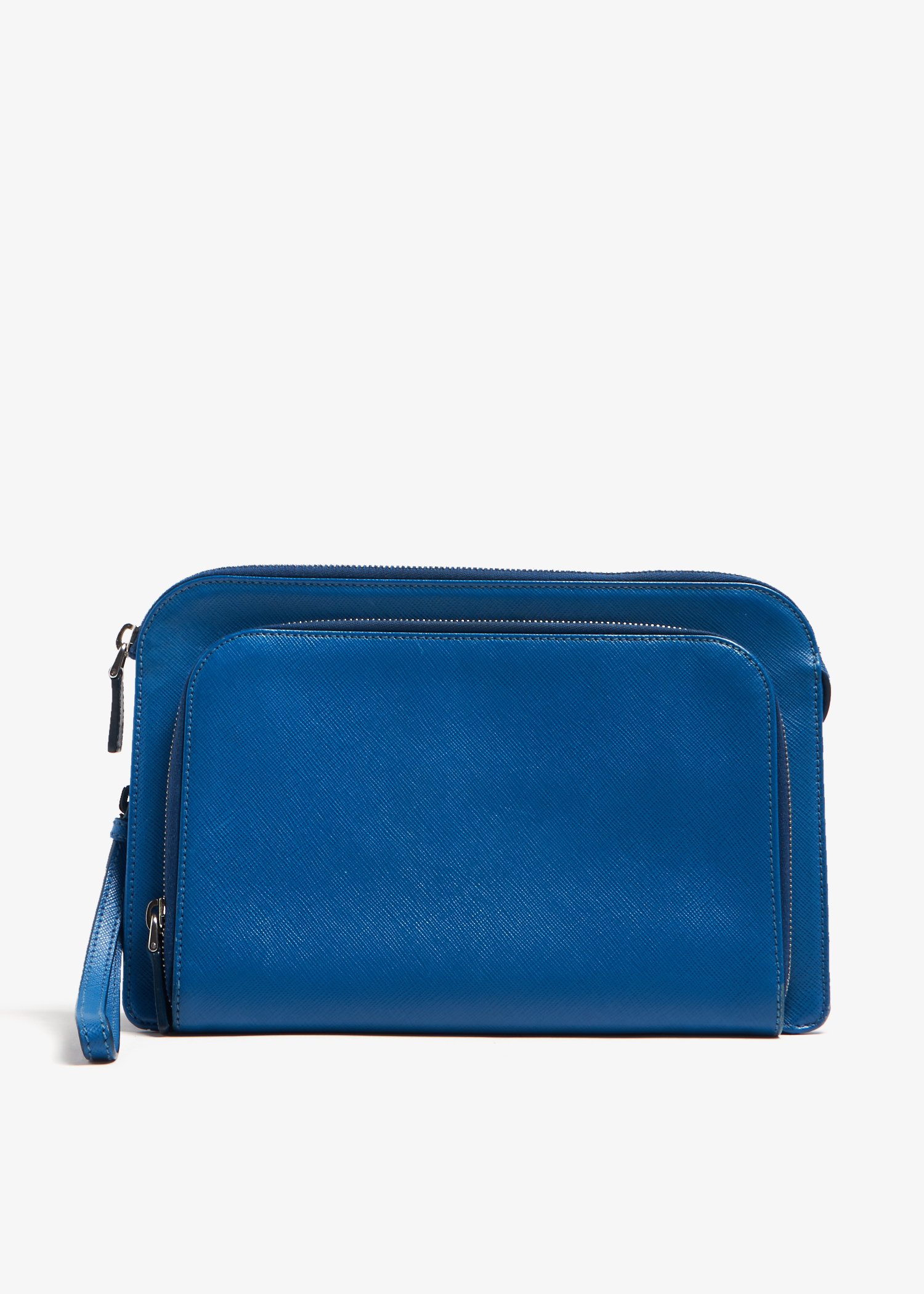 

Zipped pouch, Blue