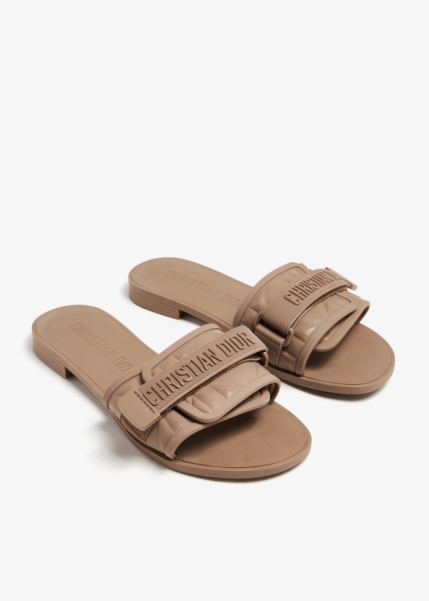 

Dio(r)evolution slide sandals, Beige