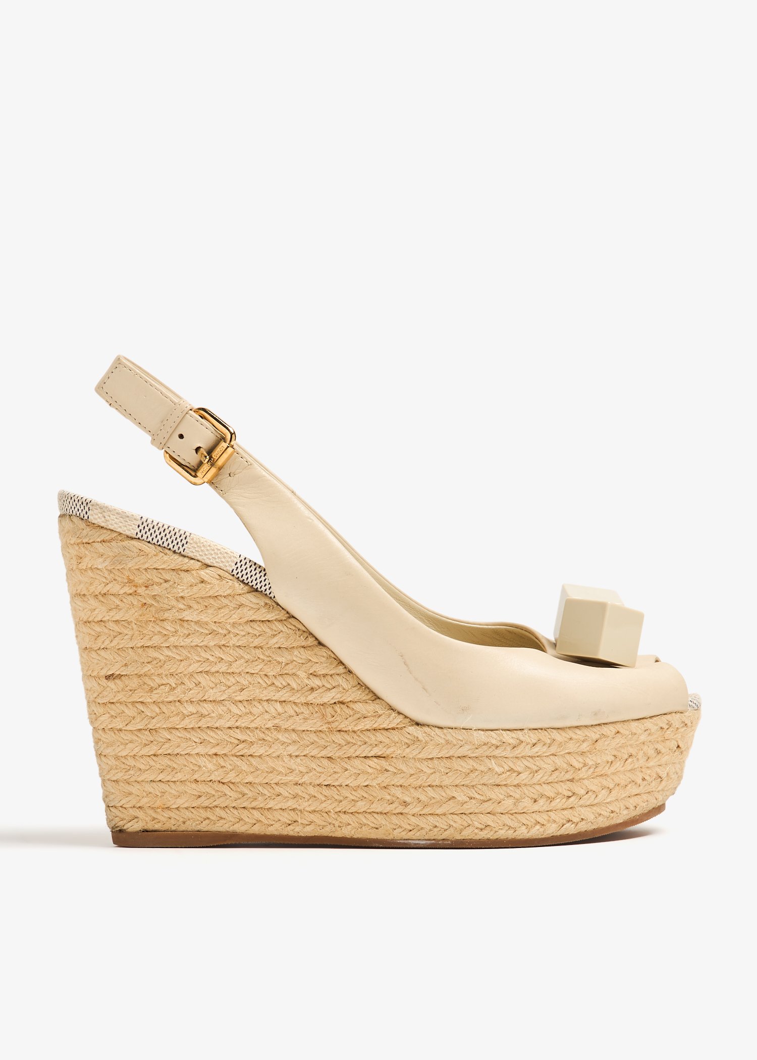 

Gossip Cube espadrille wedge sandals, Beige