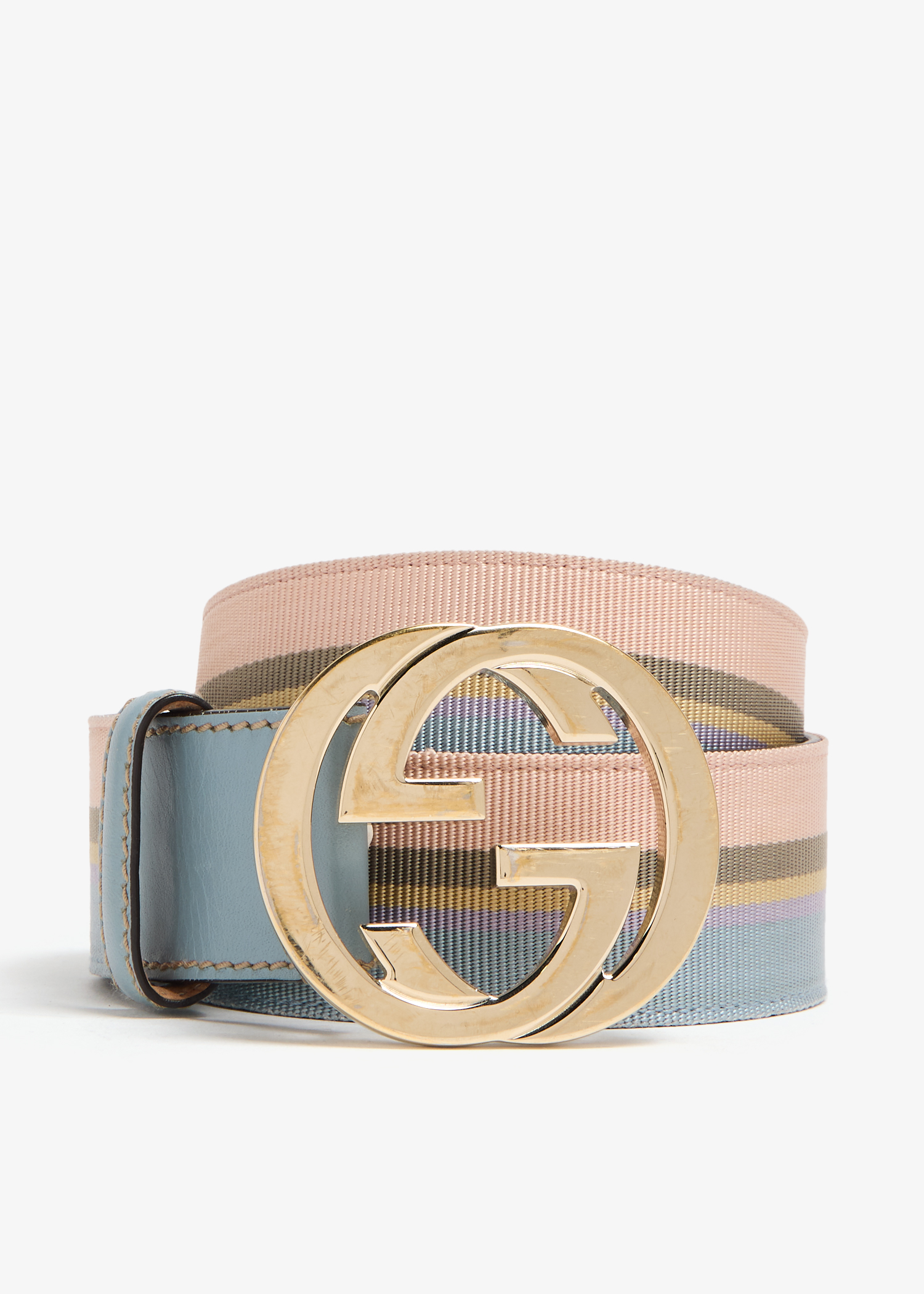 

Round Interlocking G belt, Multicolored