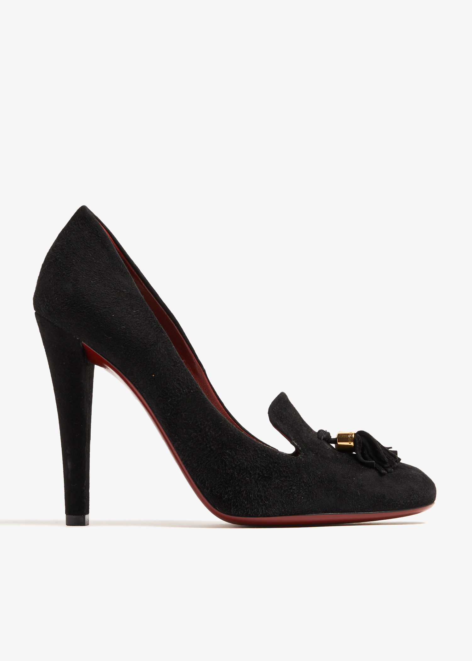 

Mischa tassel moccasin pumps, Black