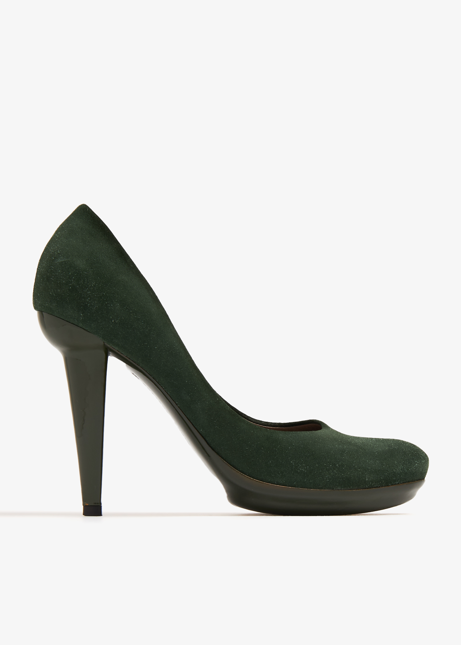 

Round toe pumps, Green