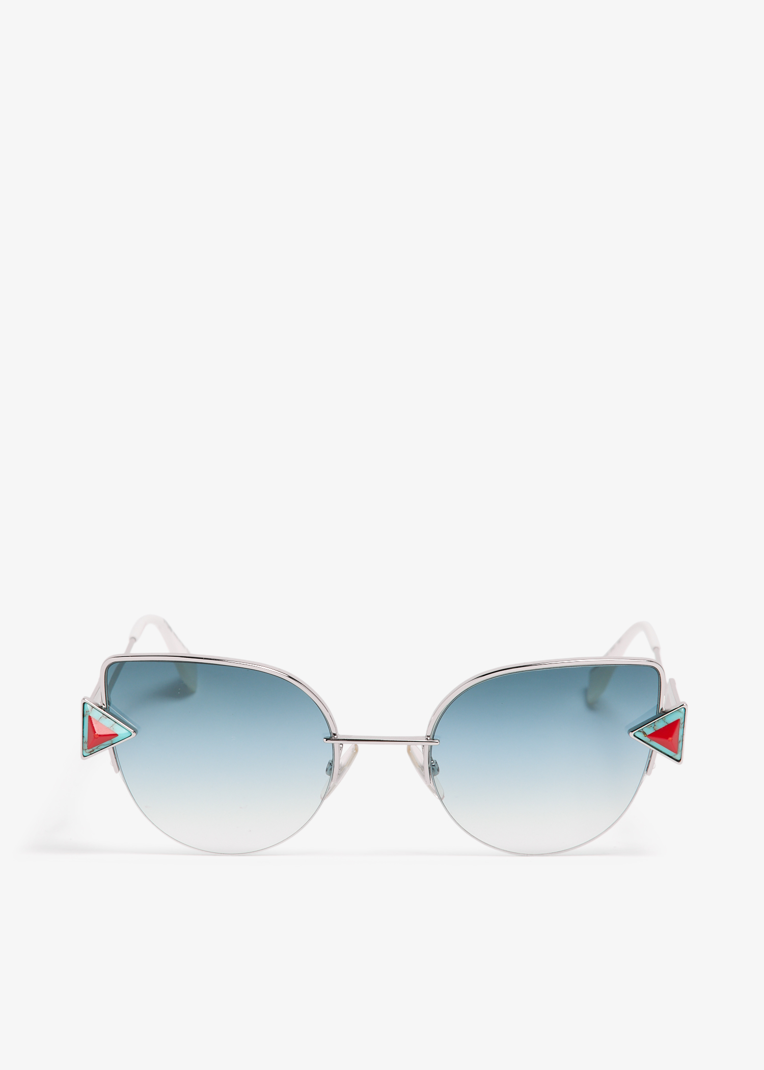 

Cat Eye metal sunglasses, Silver