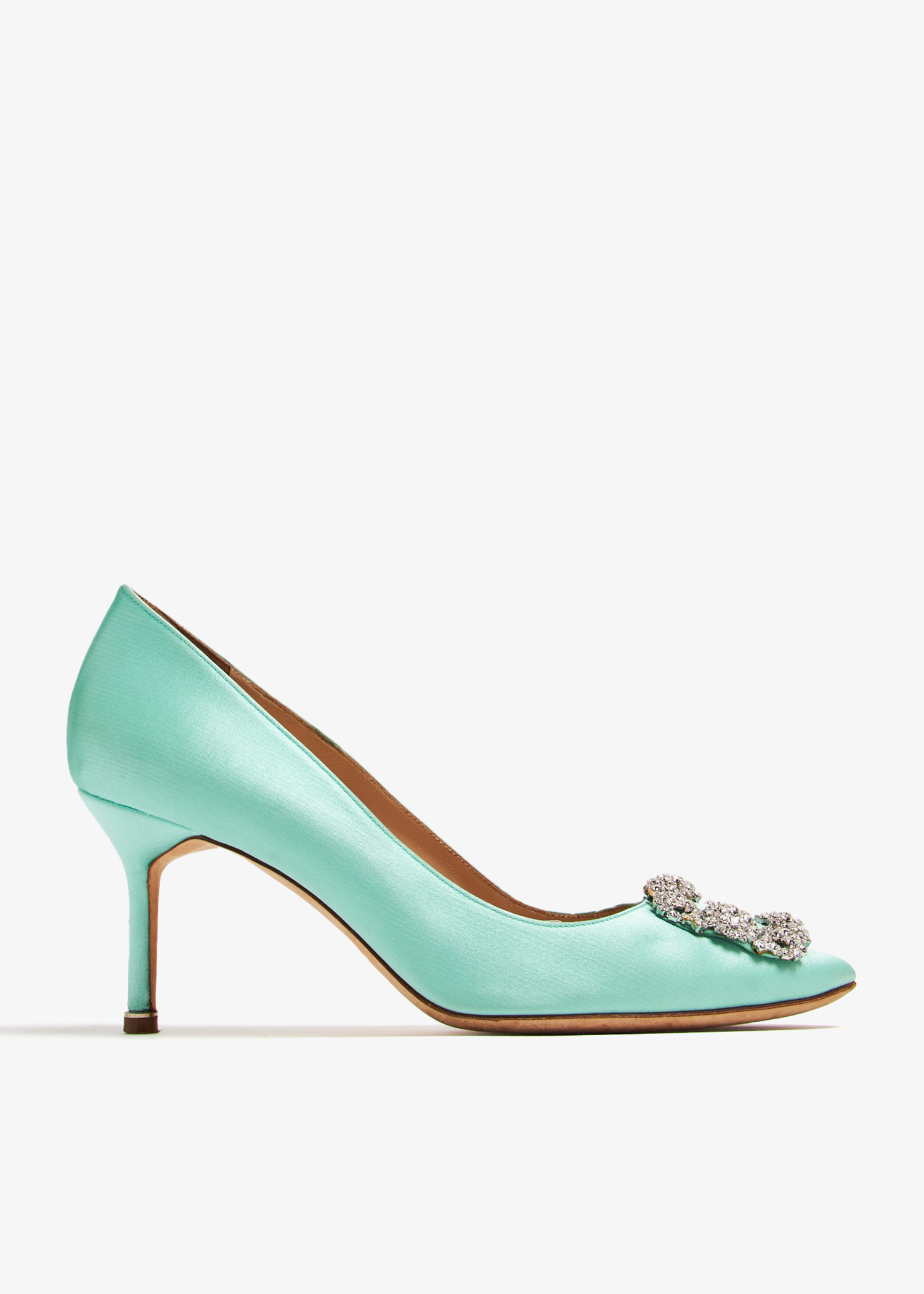 

Hangisi satin pumps, Blue