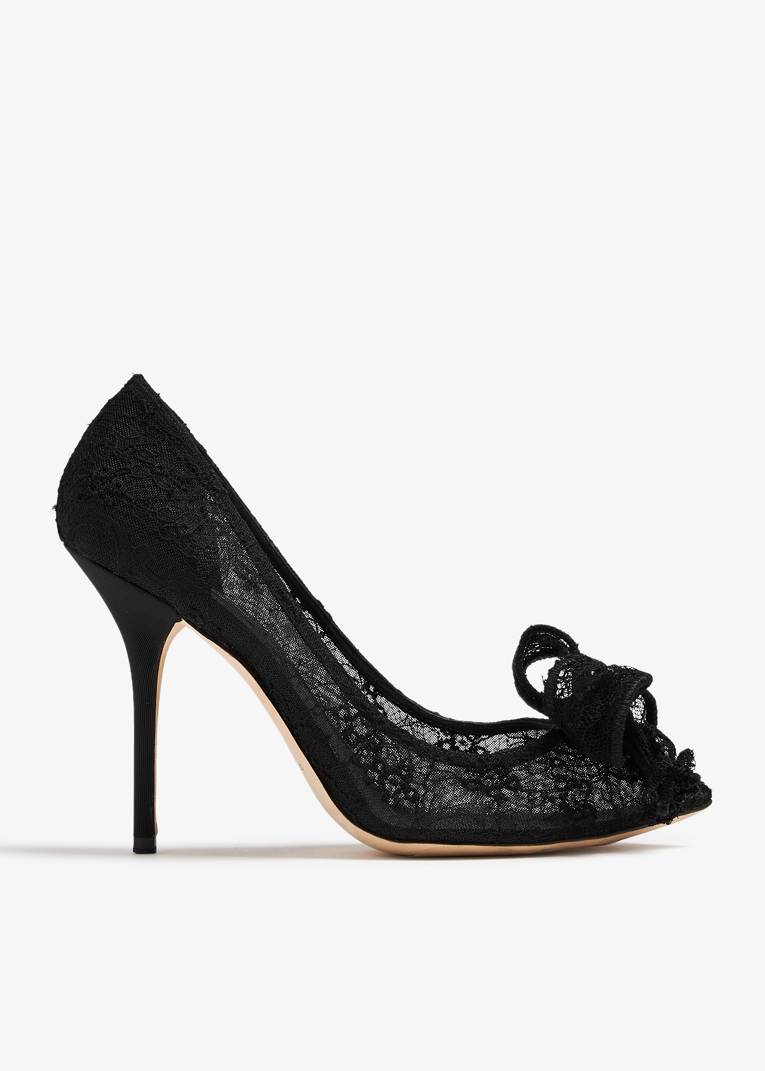 

Lace pumps, Black