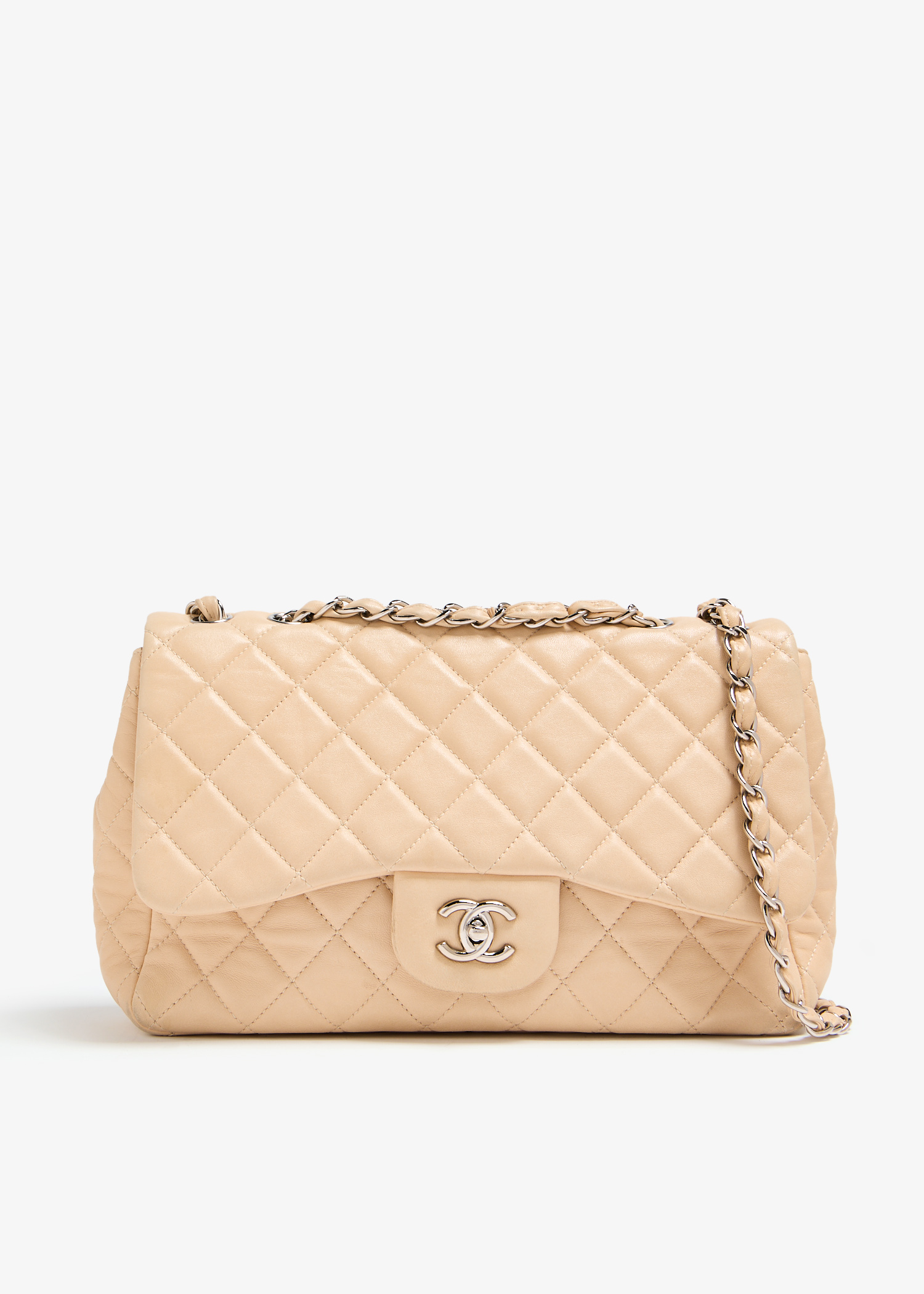 

Jumbo Classic Double Flap bag, Beige