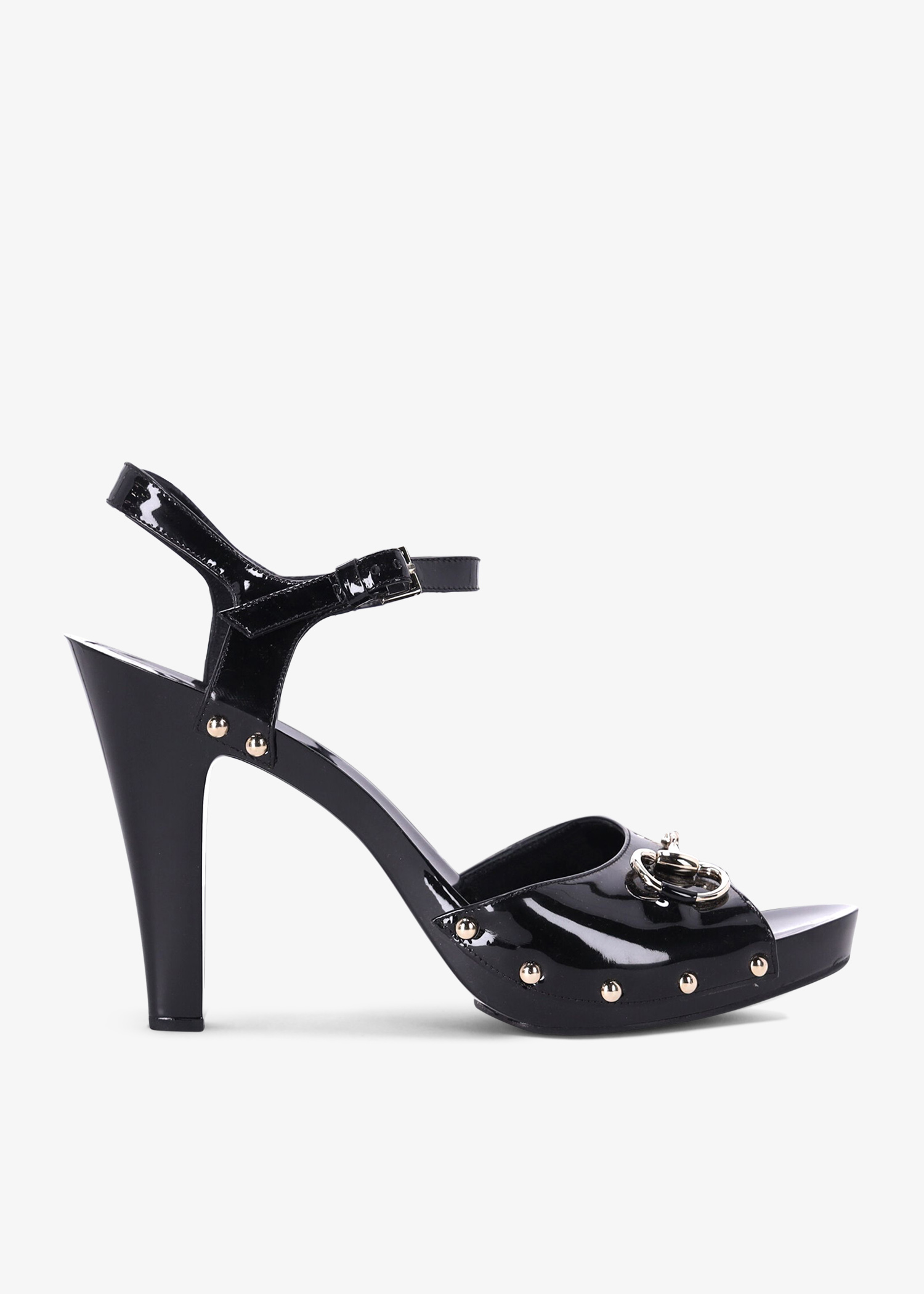 

Horsebit sandals, Black