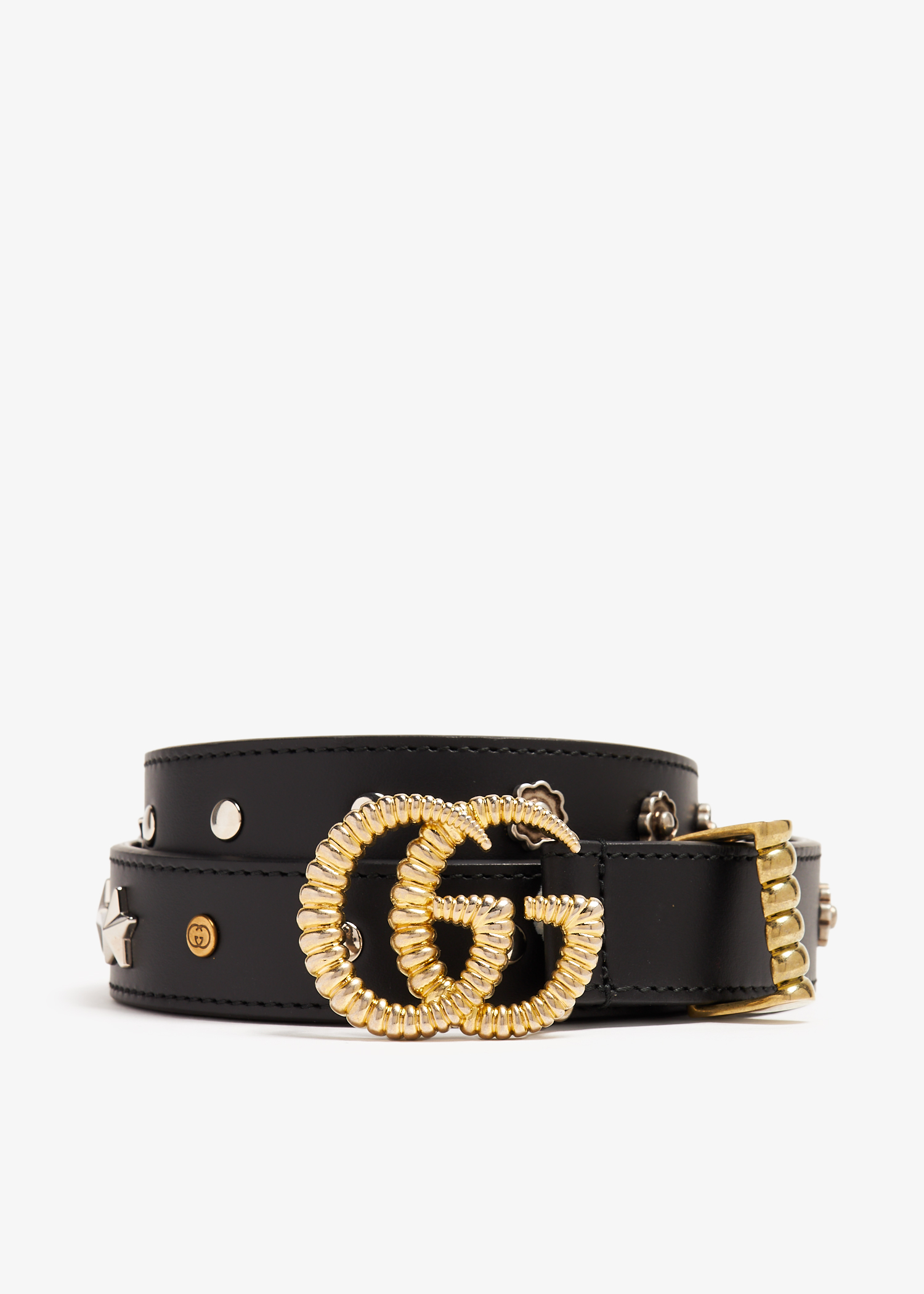 

Torchon Double G belt, Black