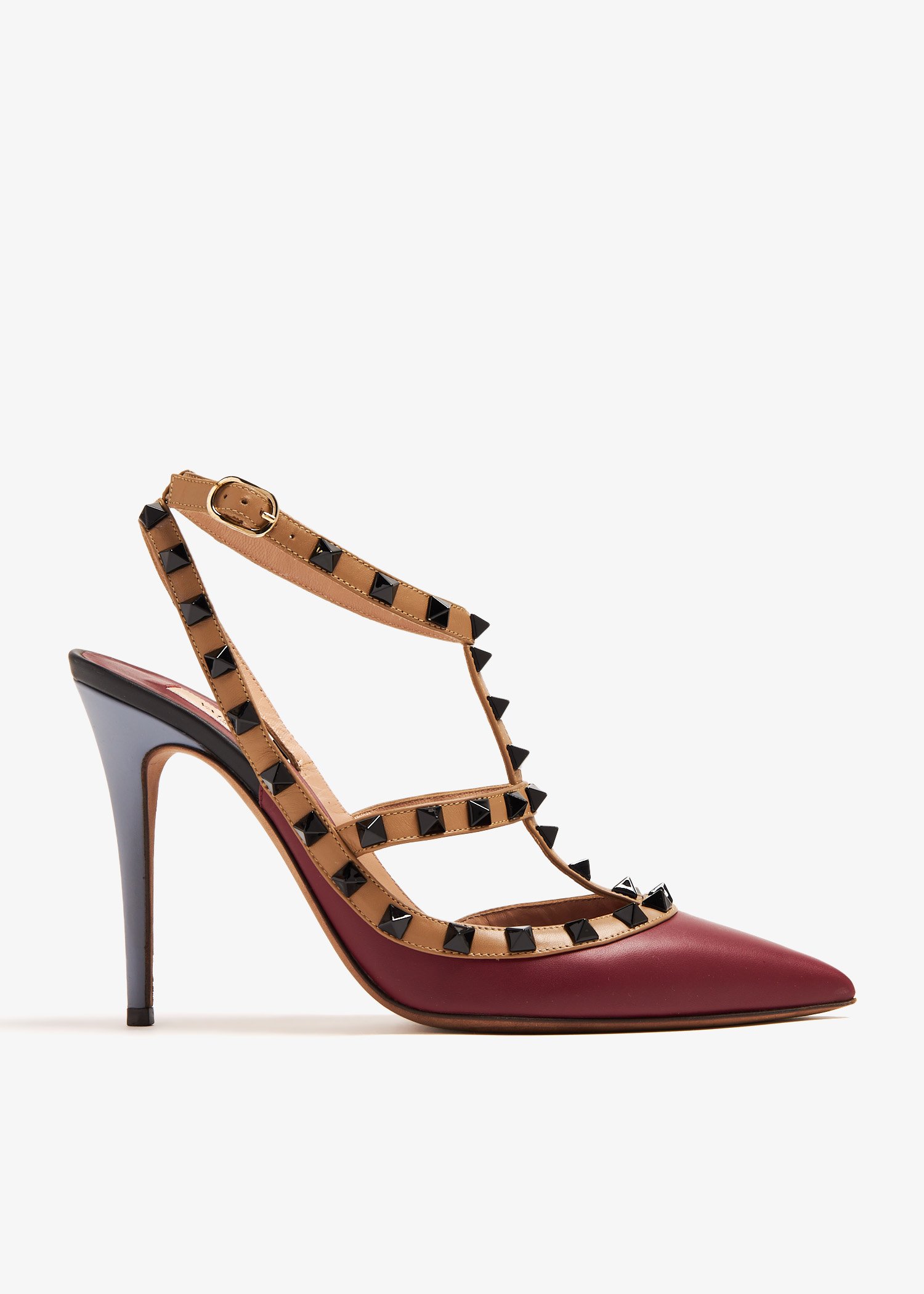 

Rockstud pumps, Burgundy