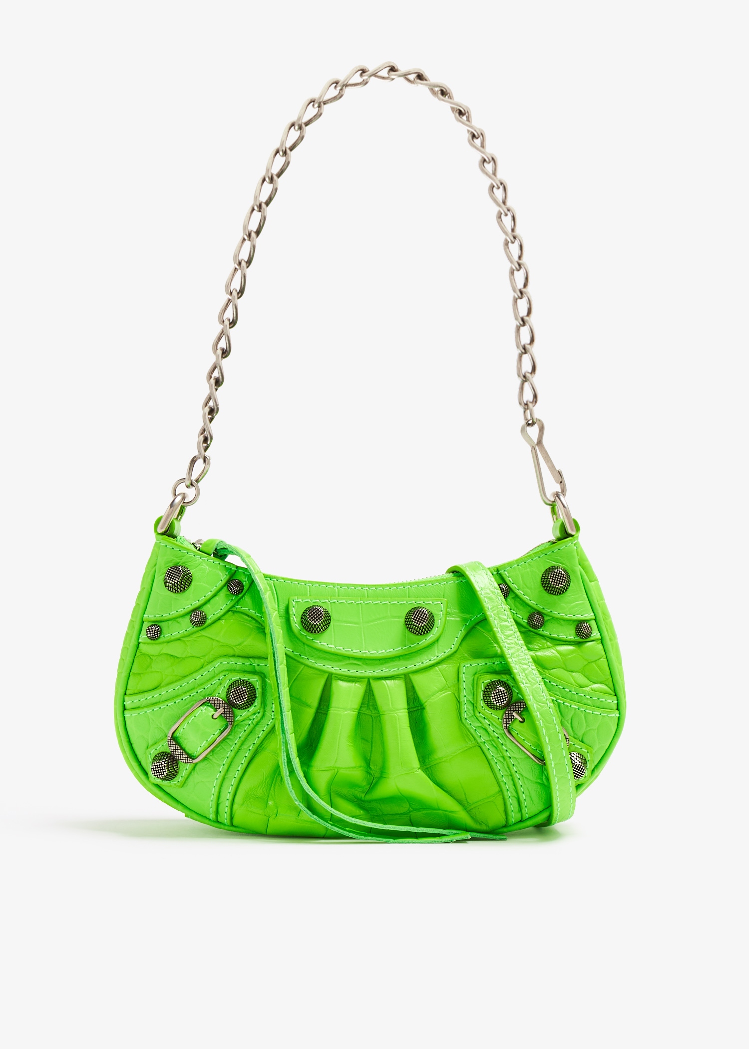

Le Cagole mini chain bag, Green