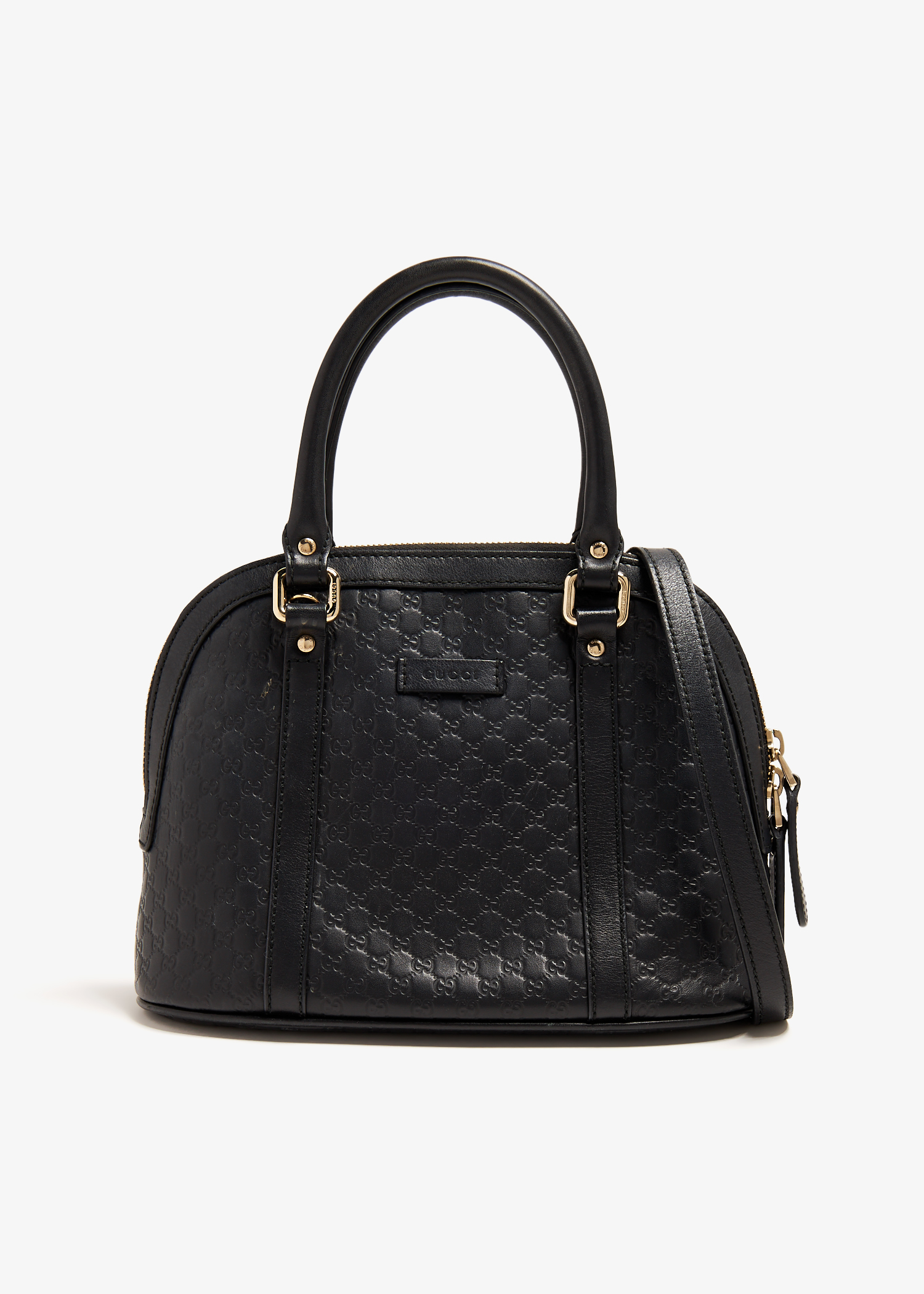 

Microguccisima mini dome bag, Black