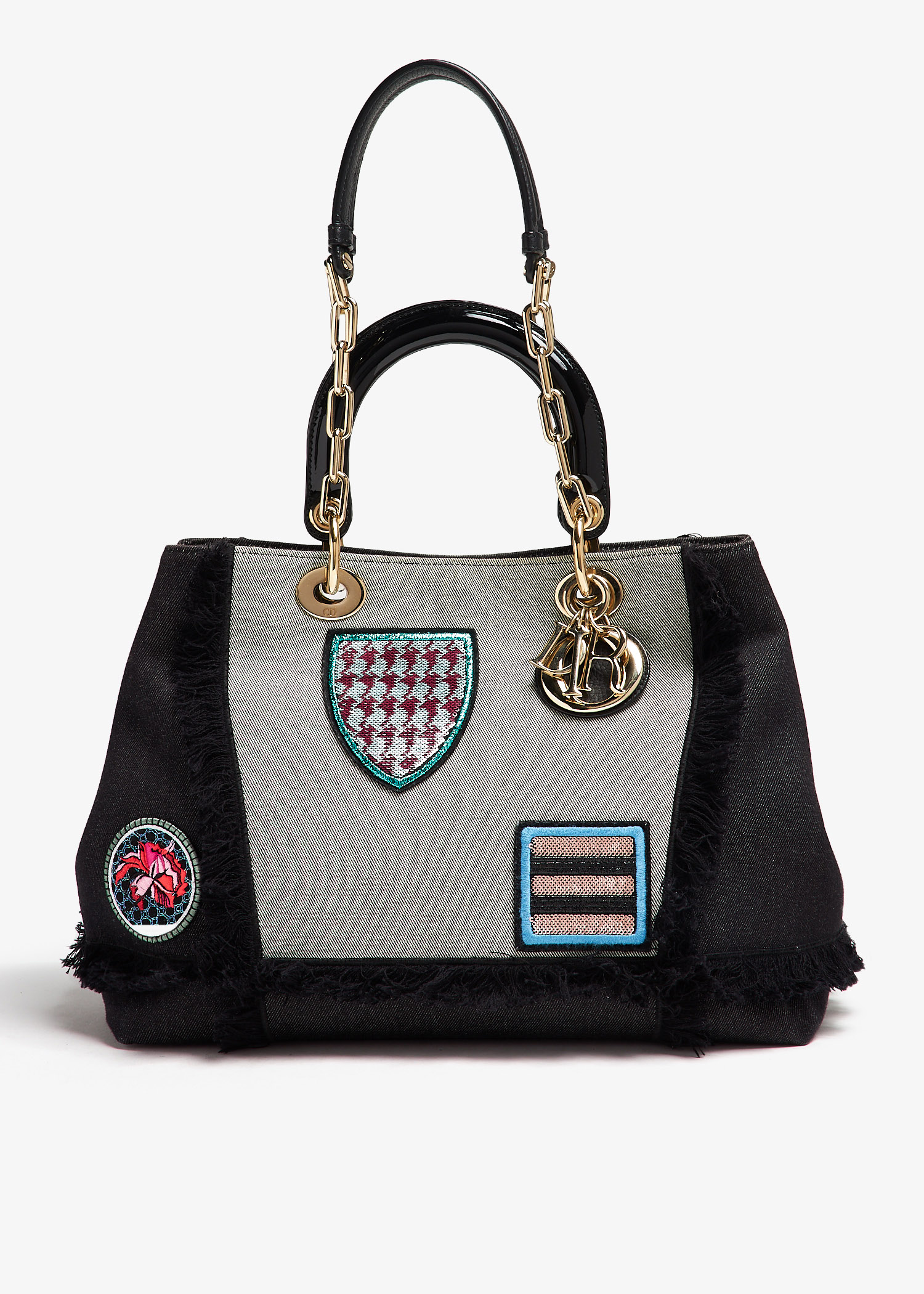 

Dior D Light embellished tote bag, Navy