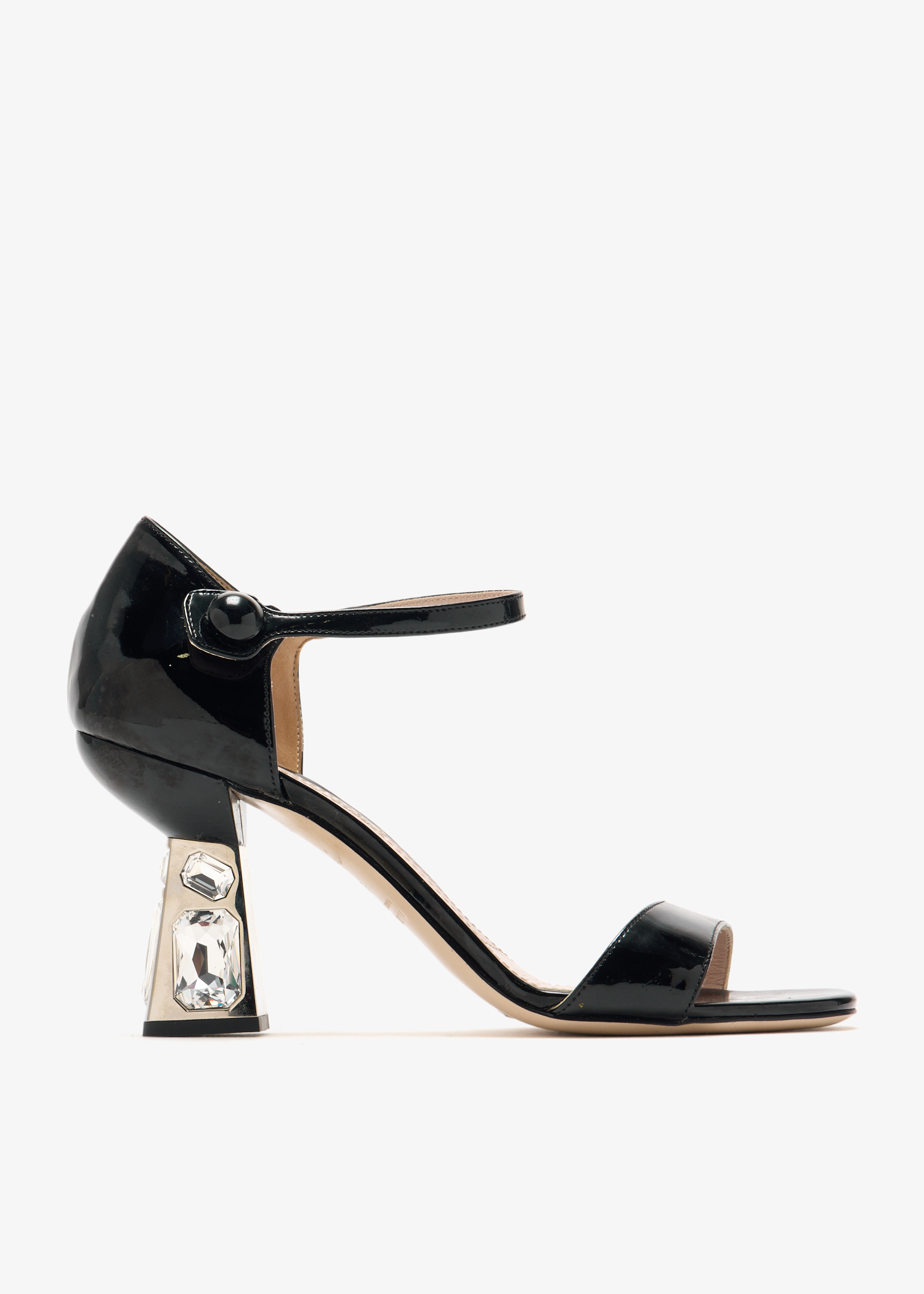 

Crystal-embellished sandals, Black