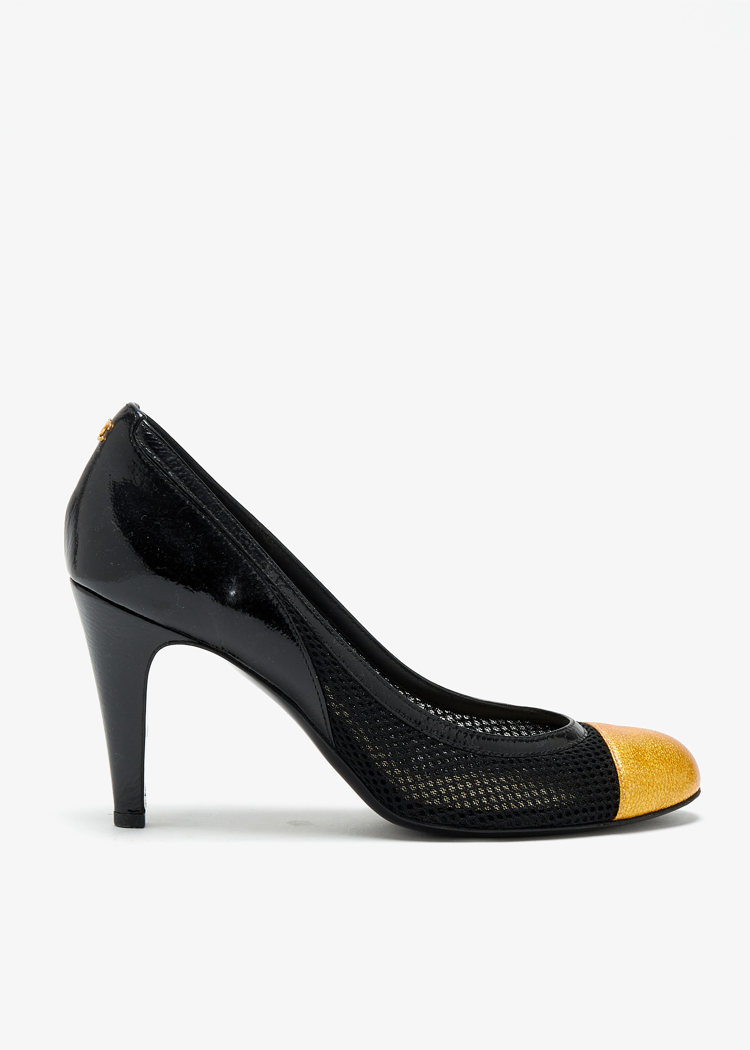 

CC Cap toe pumps, Black