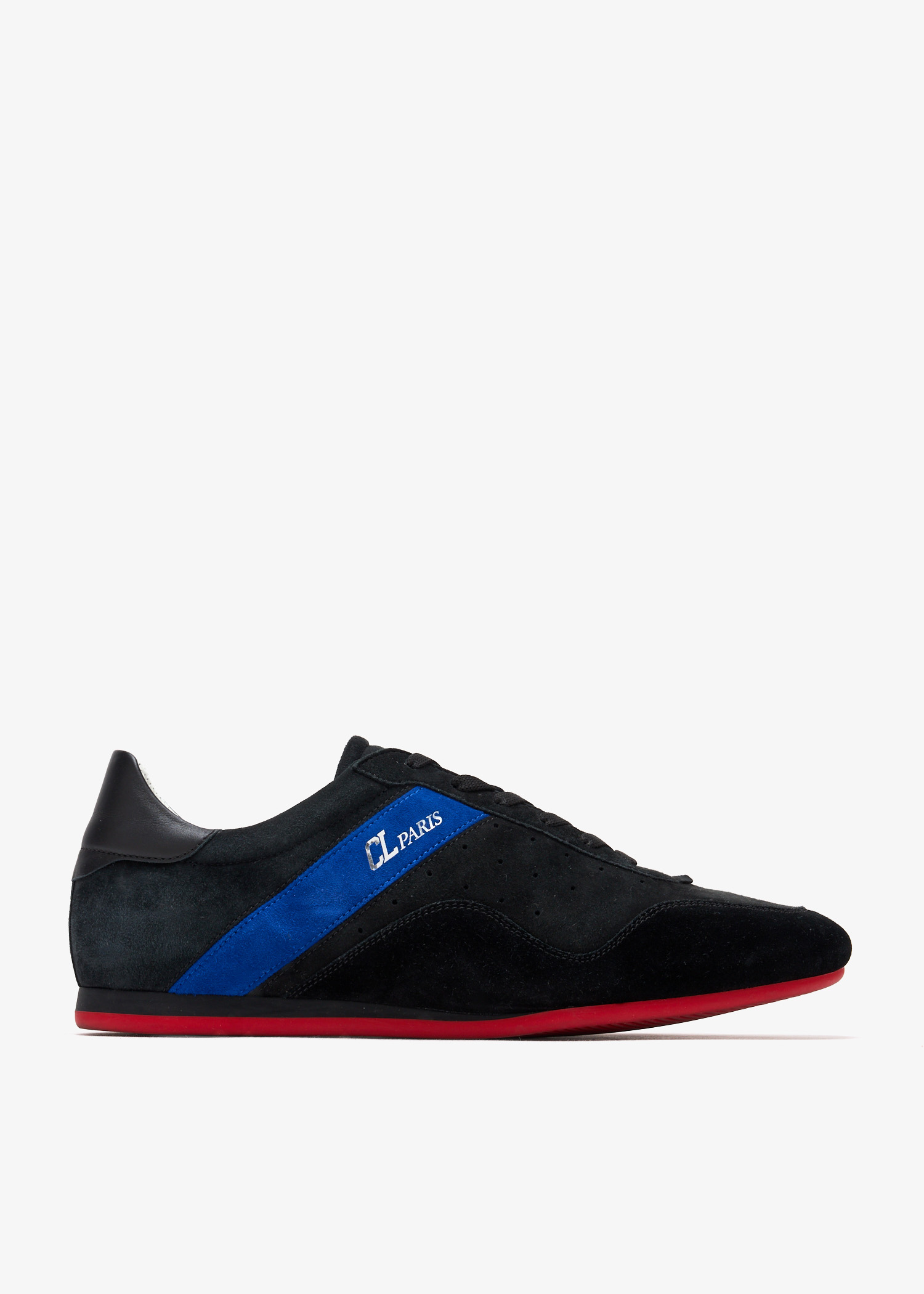 

Spike suede sneakers, Black