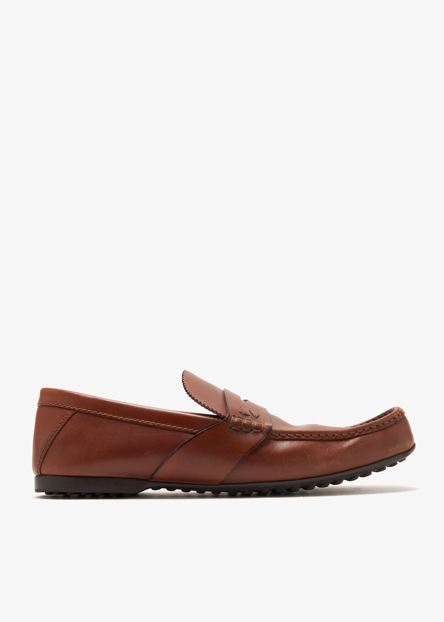 

Leather penny loafers, Brown