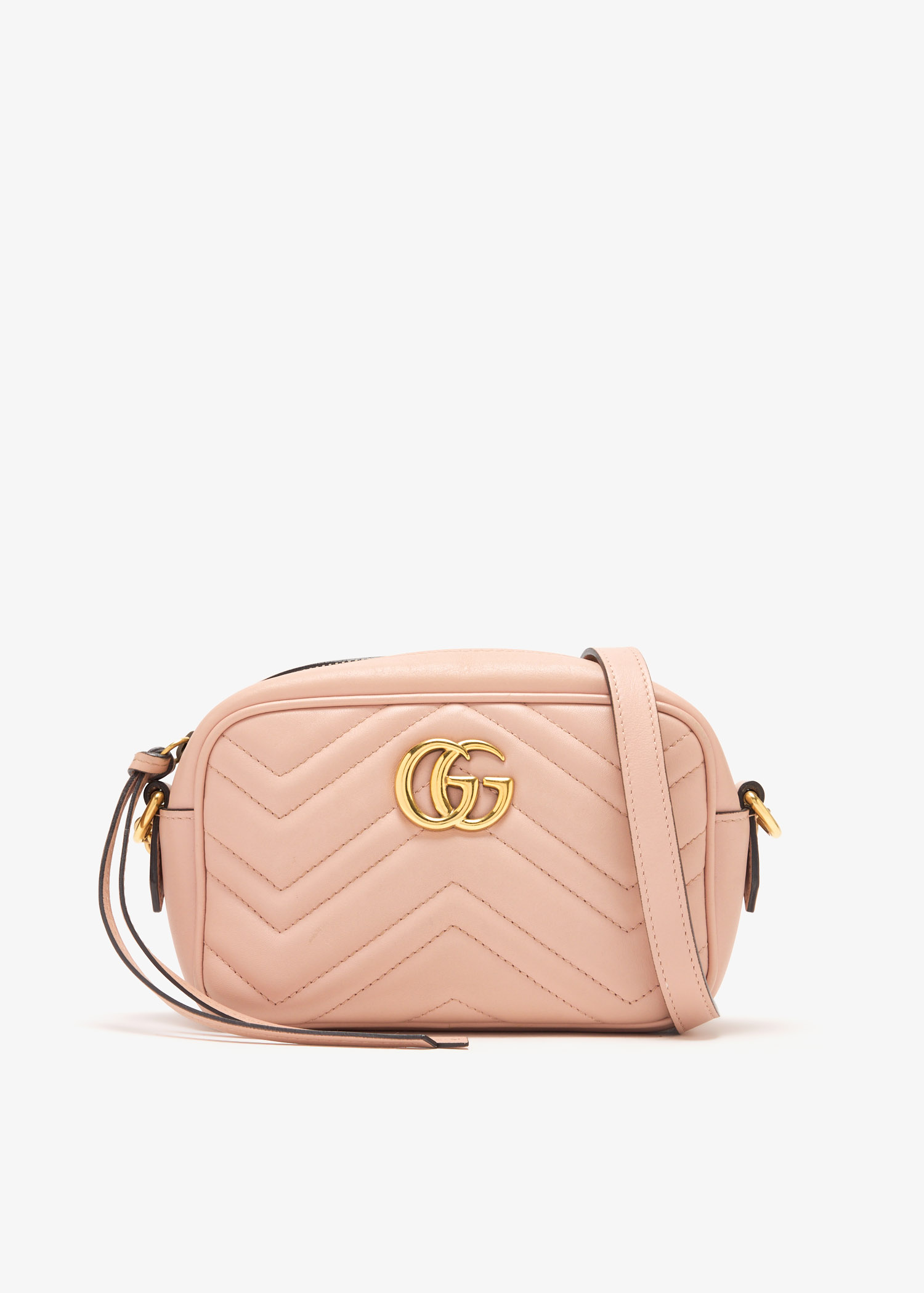 

Mini GG Marmont camera bag, Pink
