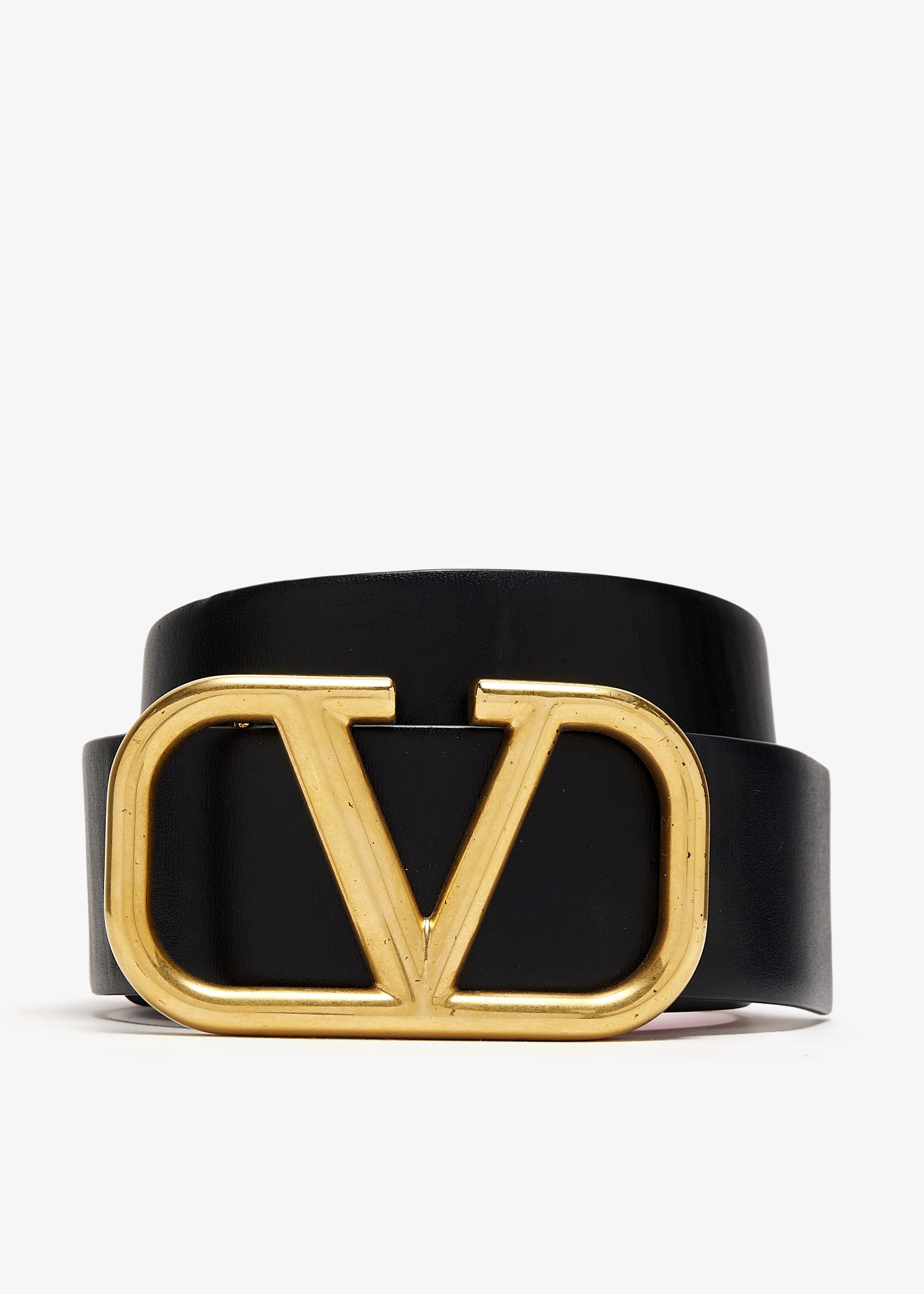 

VLogo Signature reversible belt, Black