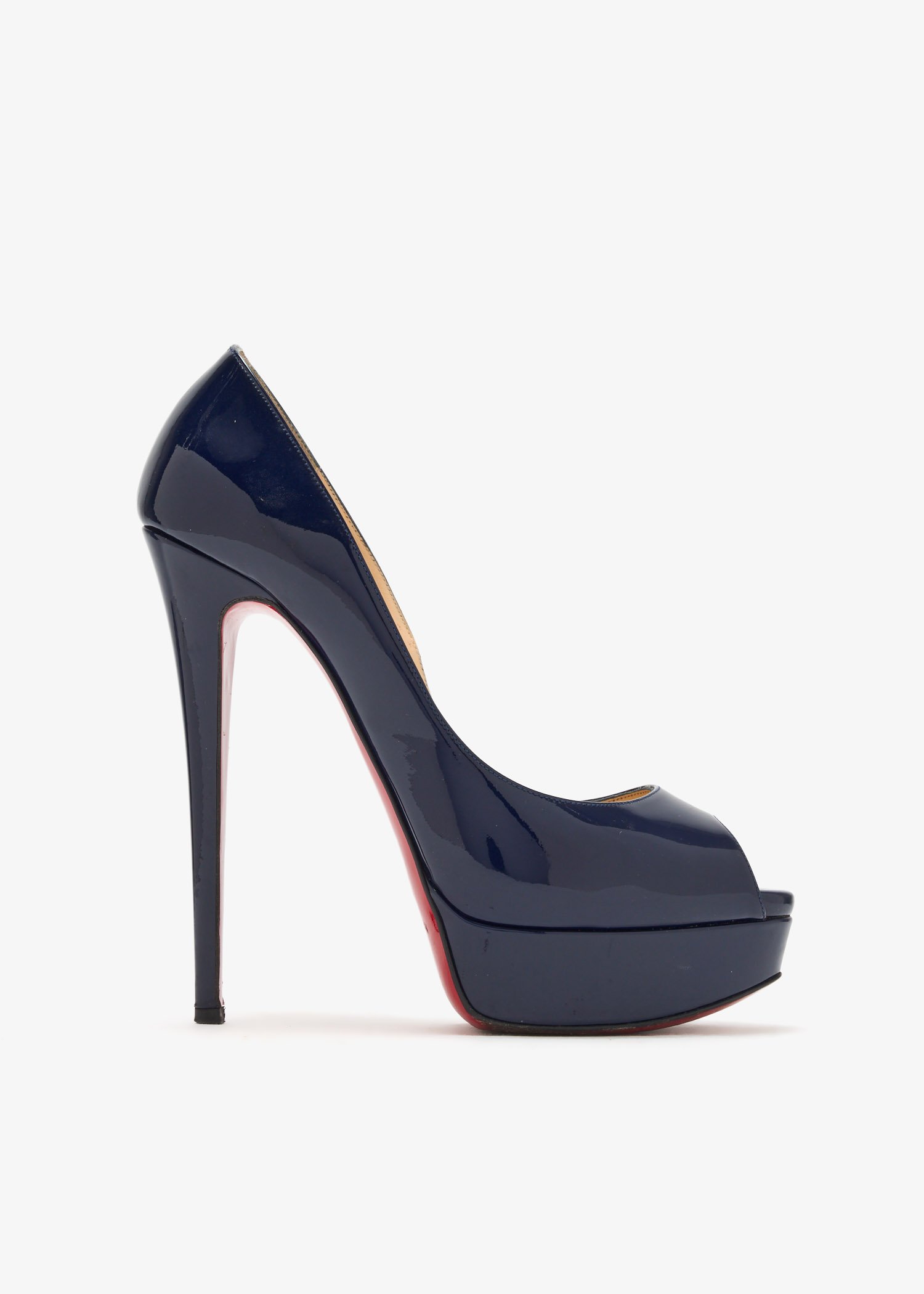 

Lady peep-toe pumps, Navy