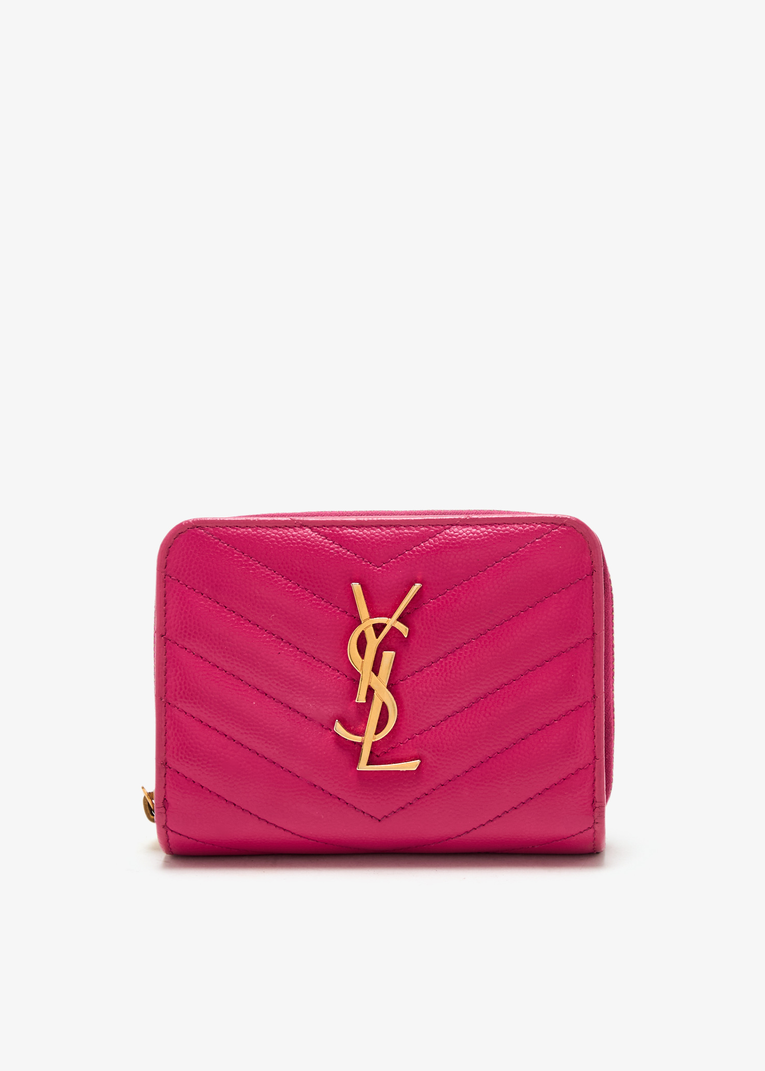 

Cassandre matelasse bifold wallet, Pink