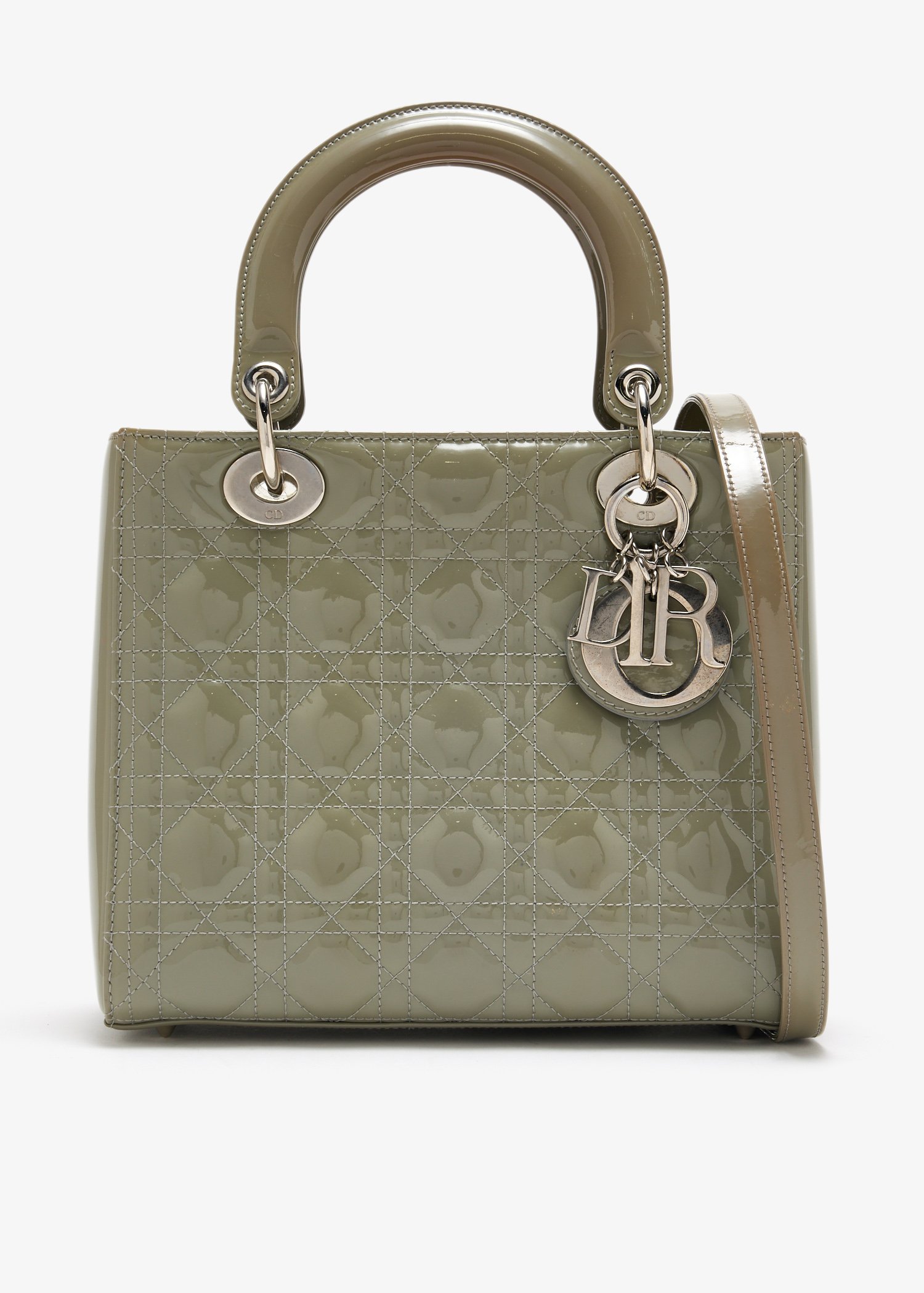 

Medium Lady Dior bag, Green