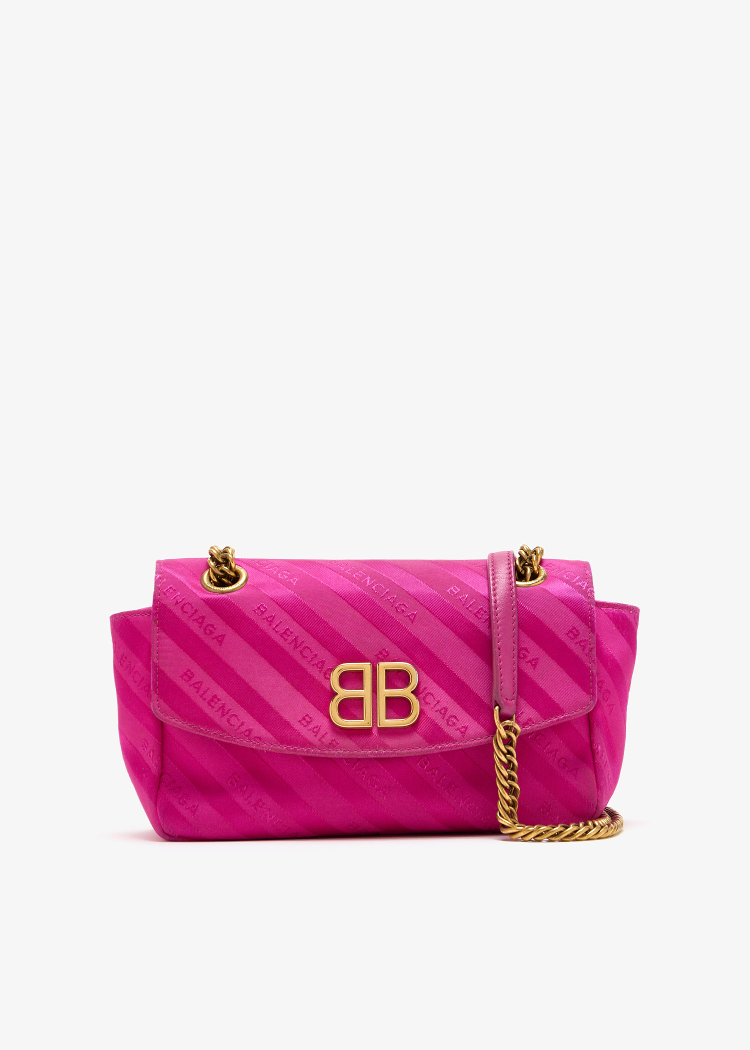 

BB Logo shoulder bag, Pink