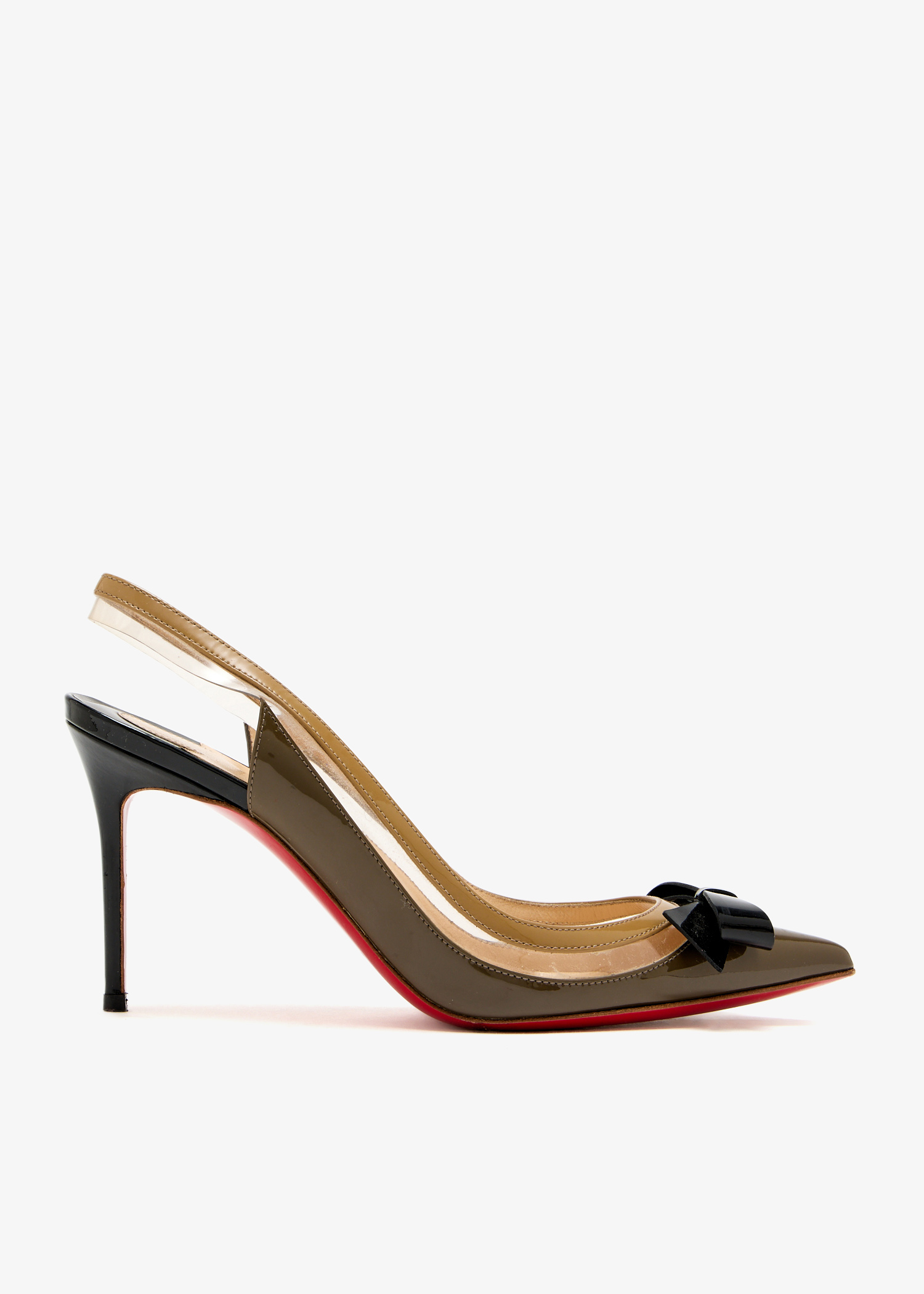 

Suspenodo slingback pumps, Khaki