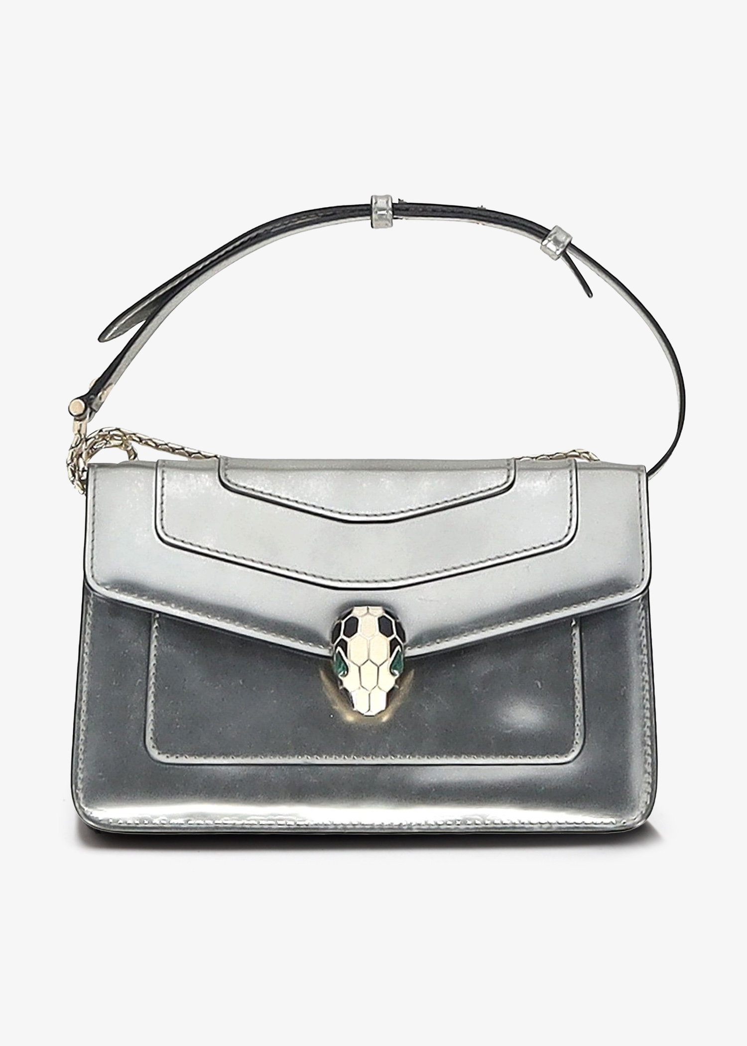 

Serpenti Forever crossbody bag, Silver