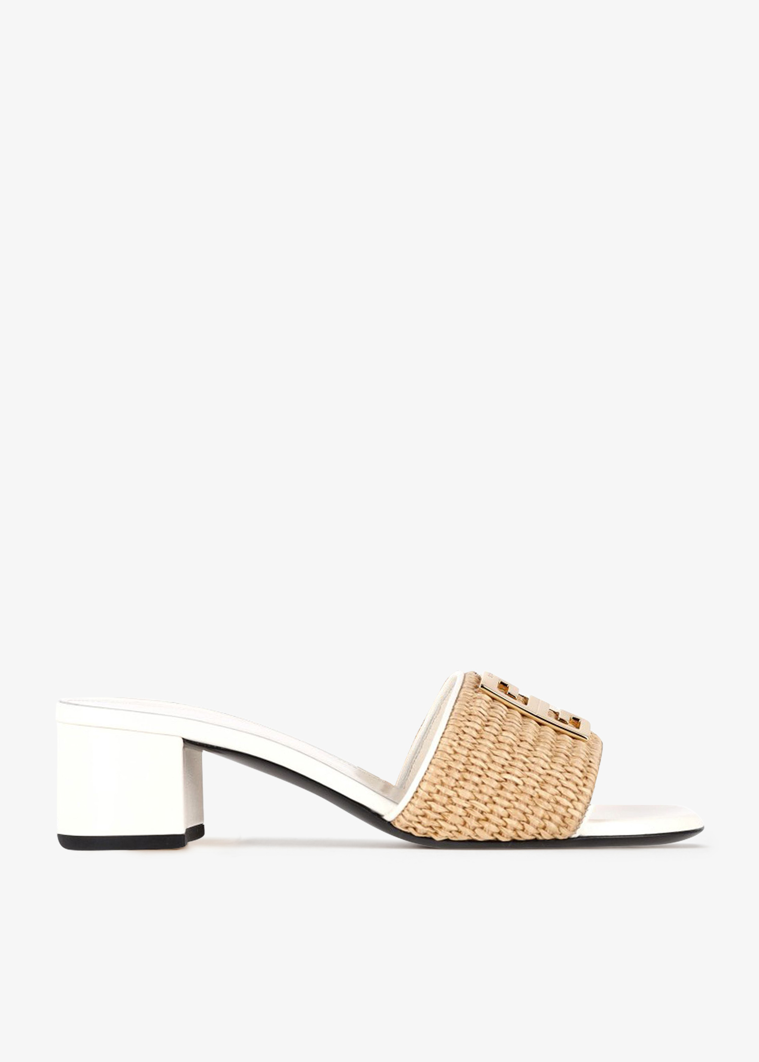 

4G raffia sandals, Beige