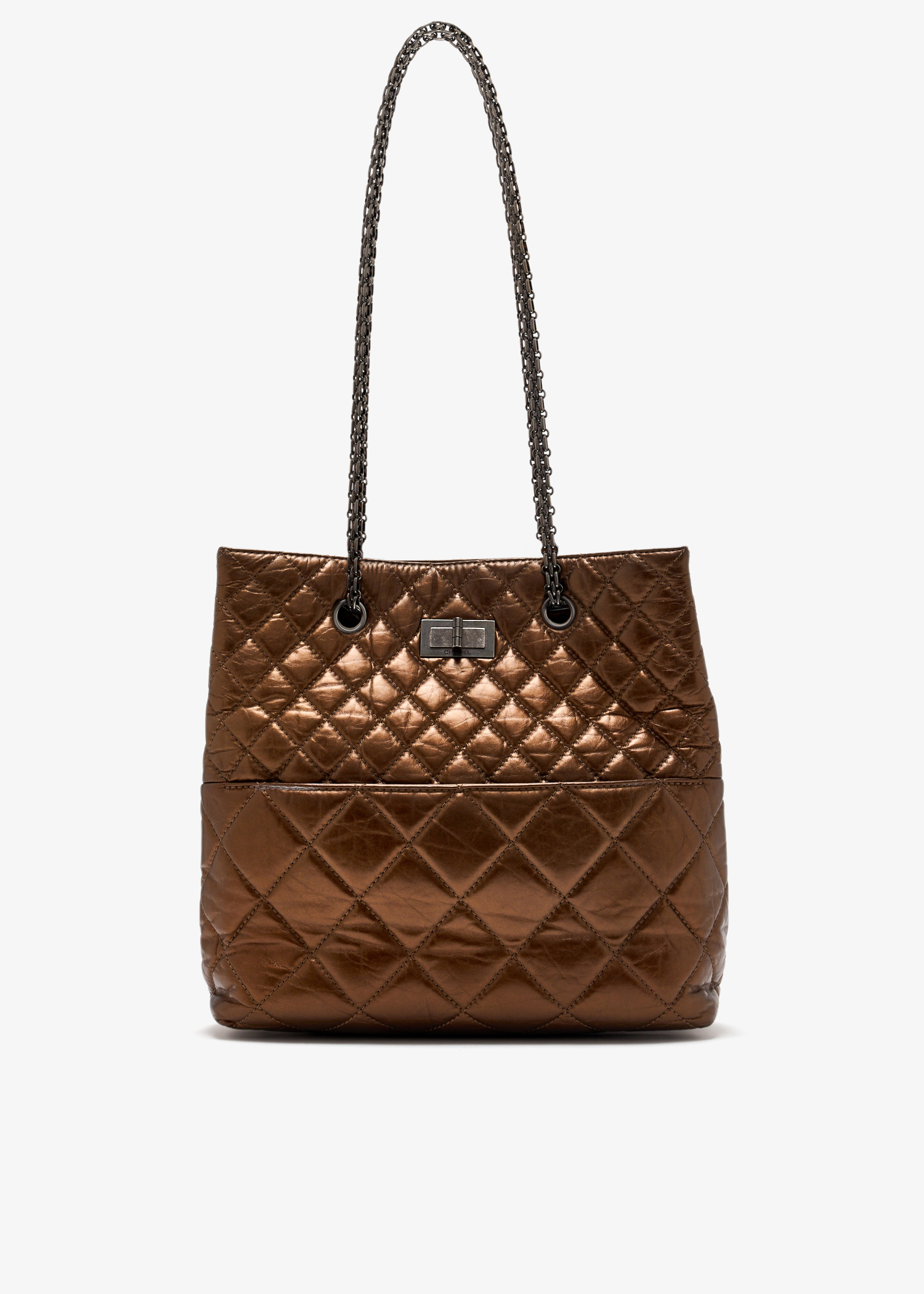 

2.55 Re-issue North/South tote bag, Brown